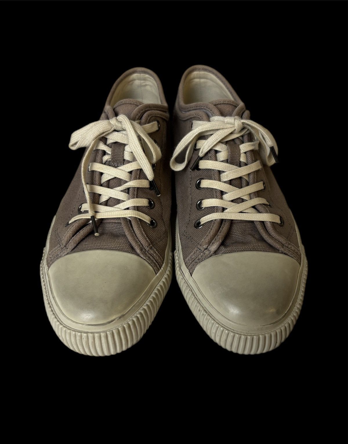 Allsaints AllSaints Rigg Sneakers Oxford Khaki/Green Canvas Size US 10 / EU 43 - 1 Thumbnail