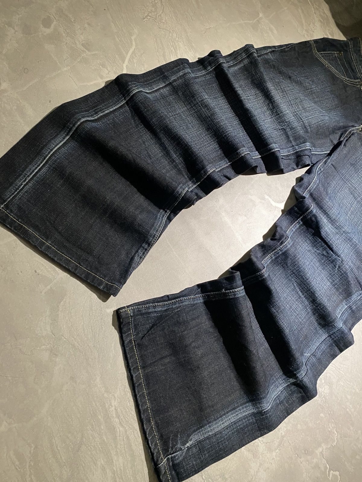 Japanese Brand Heavy Washed Darkwear Slim / Avant Garde Number Nine Style Size US 32 / EU 48 - 5 Thumbnail