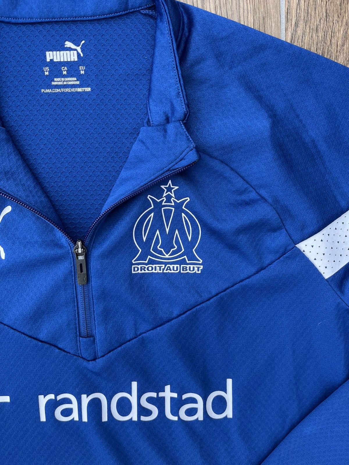 Puma Nike Olympique Marseille Tracksuit | Dunkelblau | Größe M Size US M / EU 48-50 / 2 - 3 Thumbnail