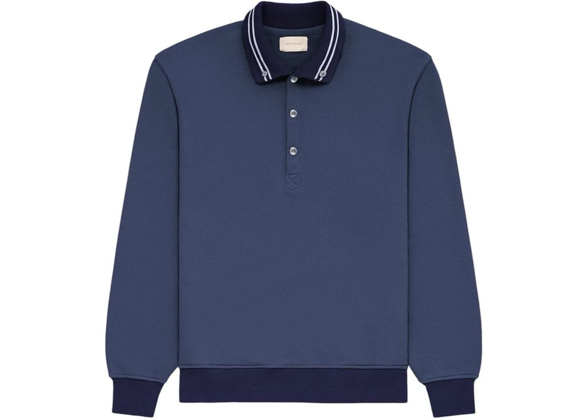 Aime Leon Dore Aime Leon Dore Jacquard Collar Snap Pullover Navy Size XL Size US XL / EU 56 / 4 - 2 Thumbnail