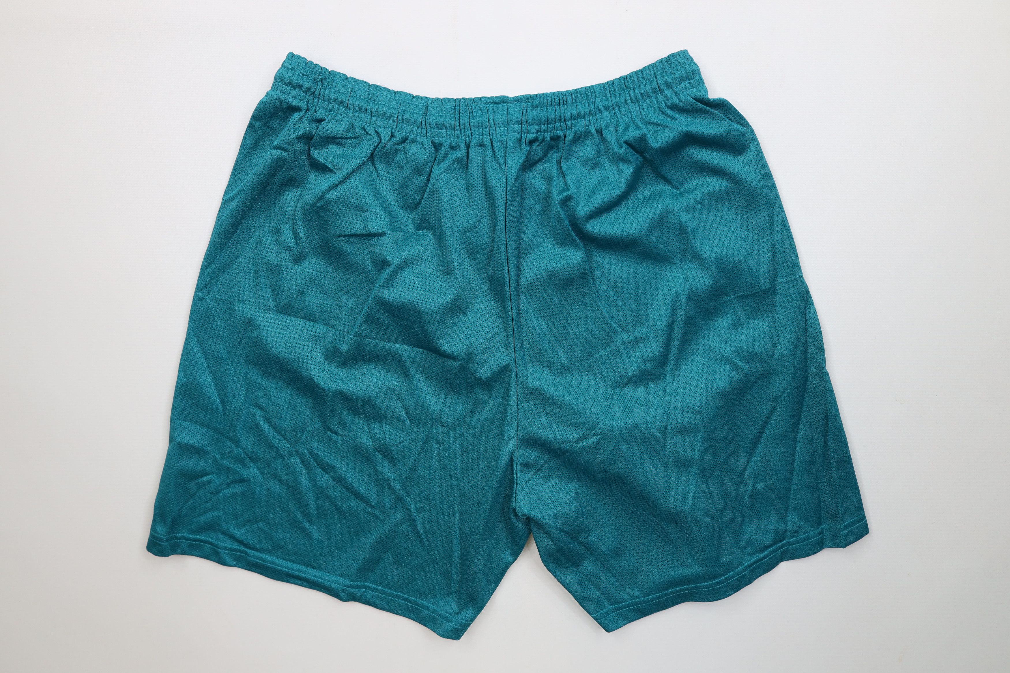 Vintage Deadstock Vintage 90s Adidas Above Knee Shorts Teal USA Size US 36 / EU 52 - 10 Thumbnail