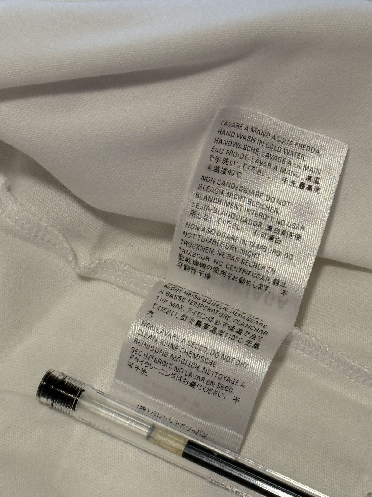 Balenciaga Balenciaga white t shirt Size US S / EU 44-46 / 1 - 8 Thumbnail