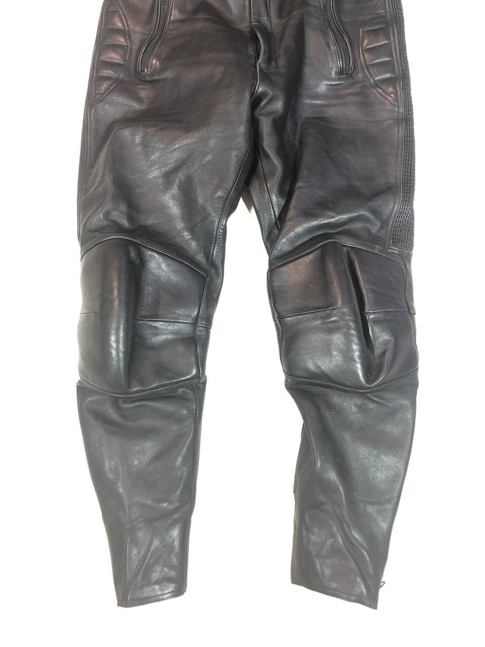 Leather × Vintage TOUTH Vintage Motorcycle Leather Pants Size US 34 / EU 50 - 7 Thumbnail