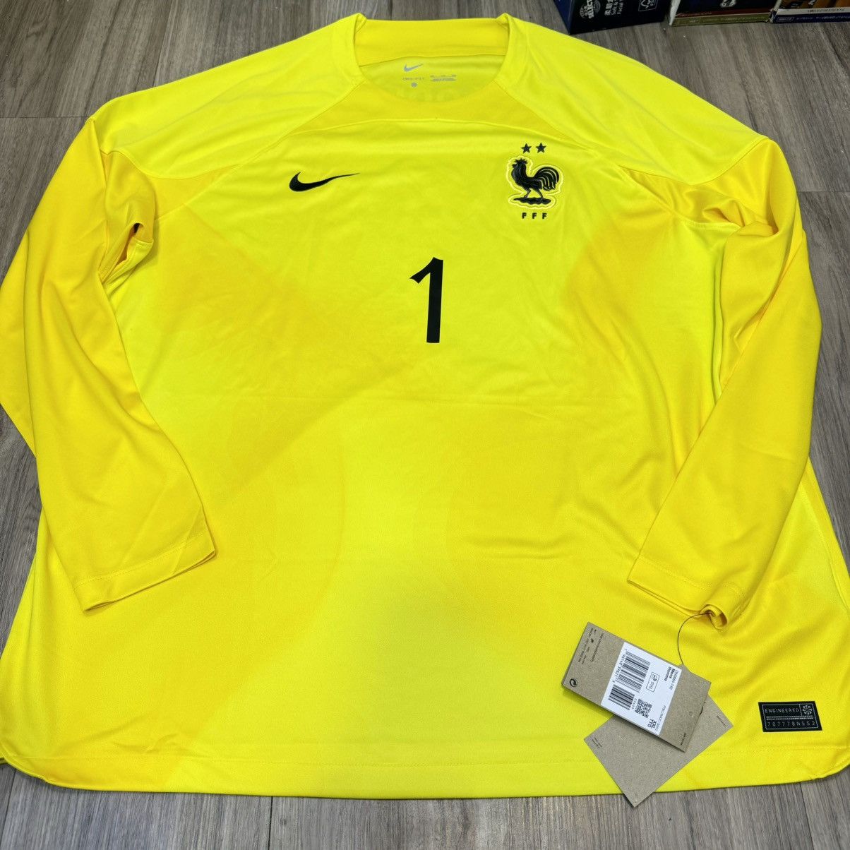 Nike France 22/23 goalkeeeprr gk shirt #1 Lloris (Bnwt) Size US XXL / EU 58 / 5 - 1 Thumbnail