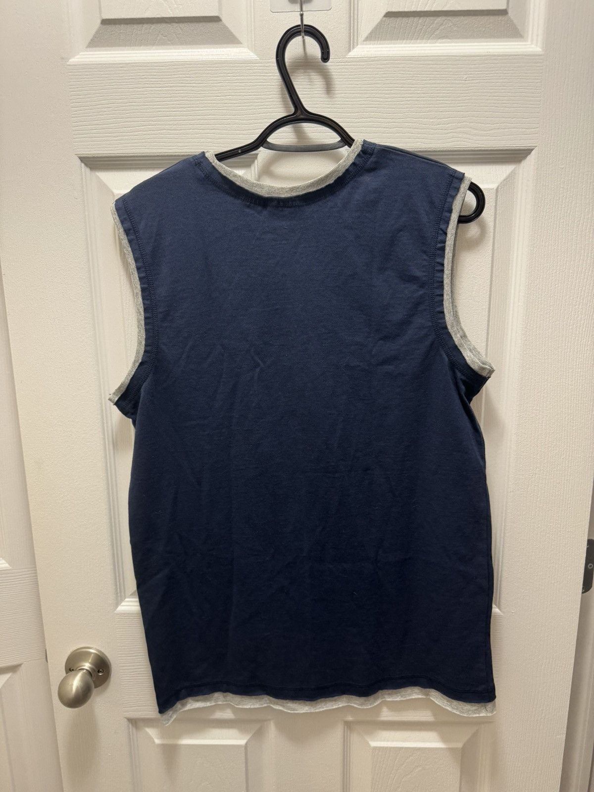 Reebok Reebok RBK Vintage Double Layered Tank Top Hockey Navy Size US XL / EU 56 / 4 - 4 Thumbnail