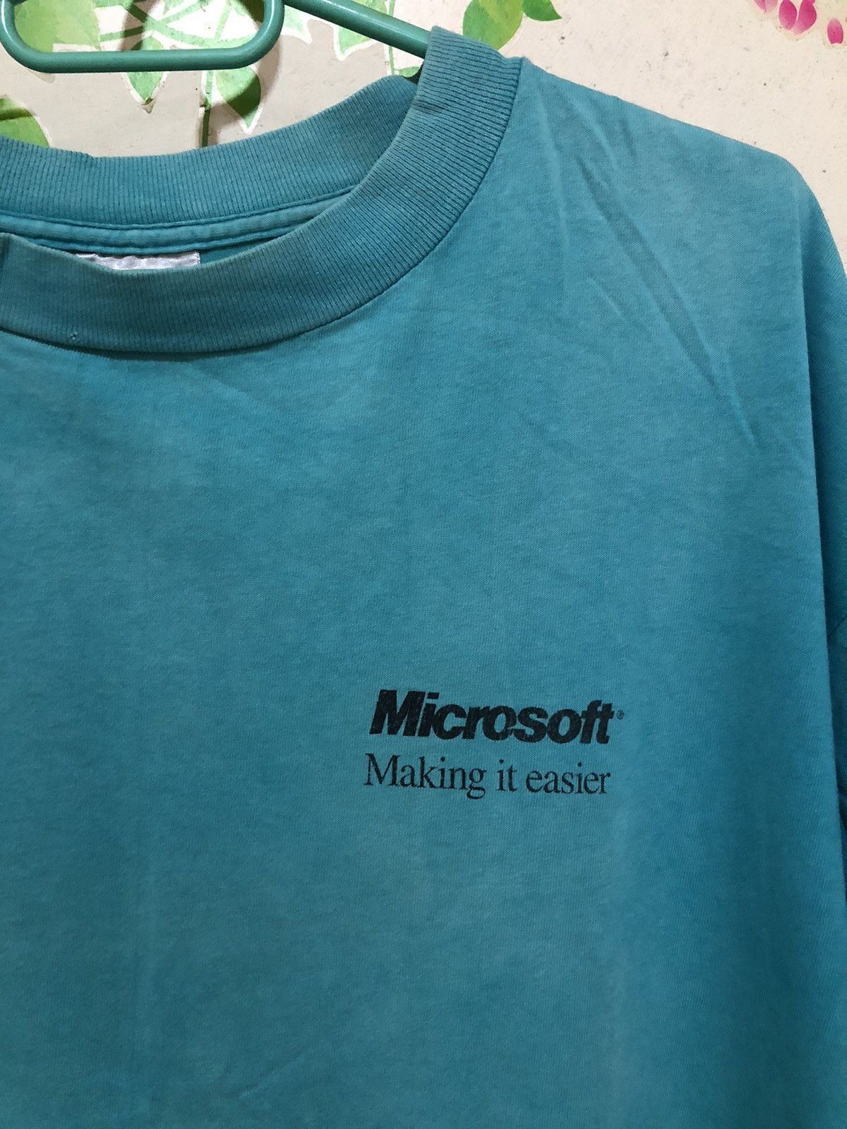 Microsoft Vintage 80s Microsoft making it easier t-shirt Size US XL / EU 56 / 4 - 2 Thumbnail