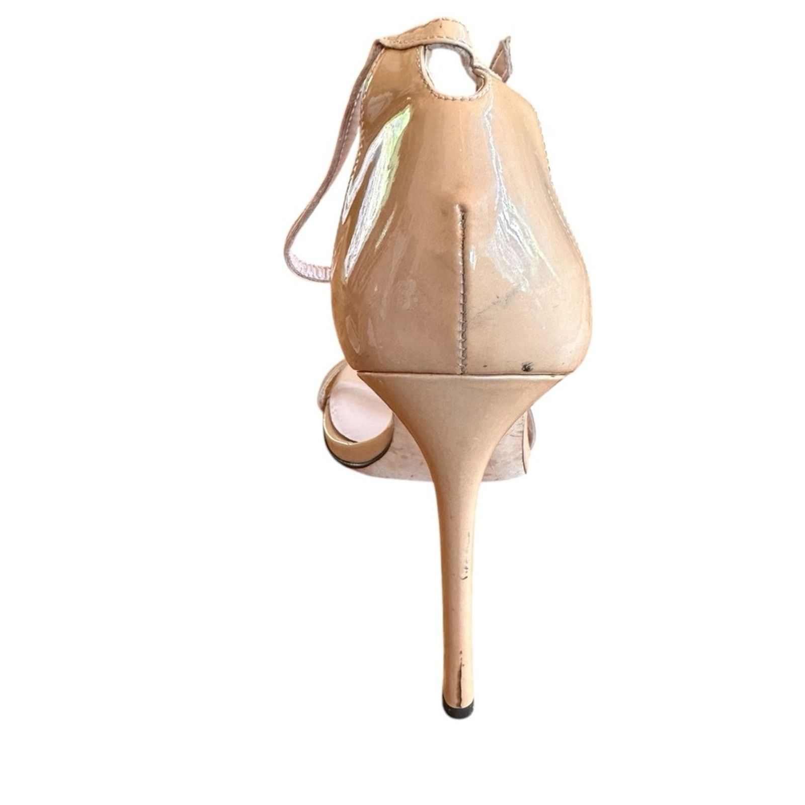 Stuart Weitzman Stuart Weitzman The Nudist II – Patent Beige – Size 9 – GUC Size US 9 / IT 39 - 10 Thumbnail
