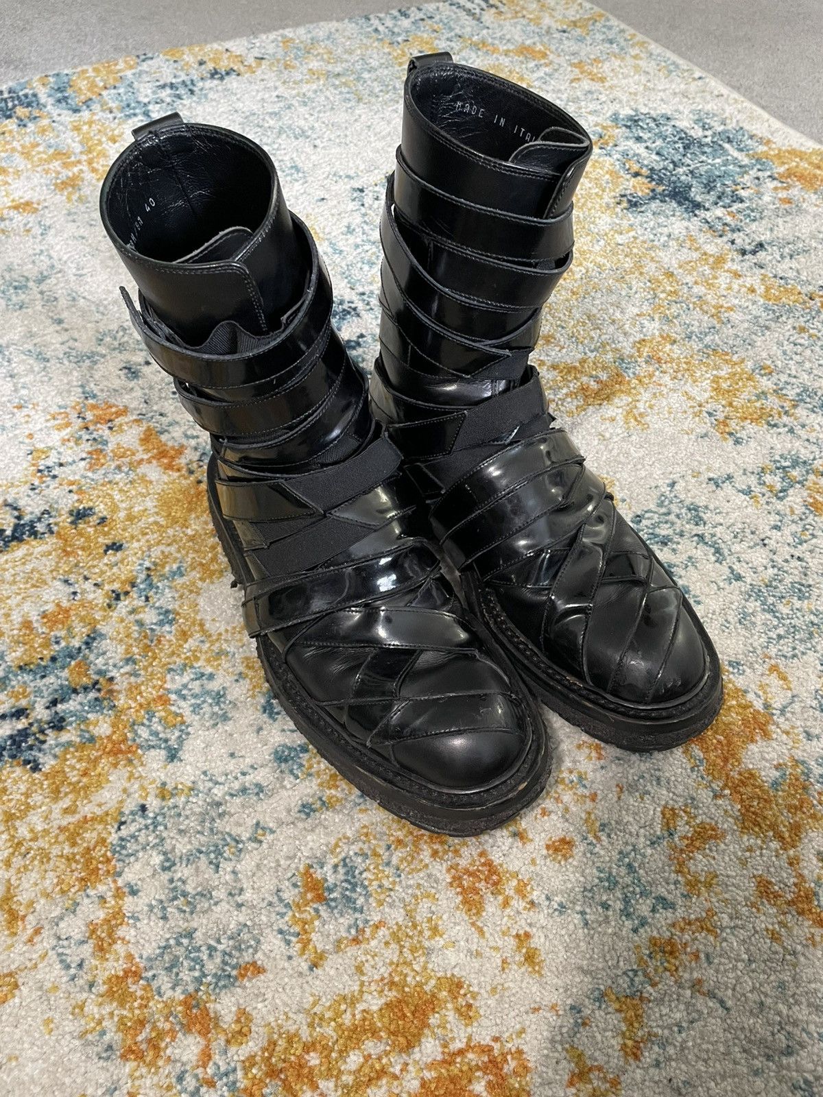 Dior Dior 08 ‘Lumiere Du Nord’ Strap Boots Size US 7.5 / EU 40-41 - 3 Thumbnail