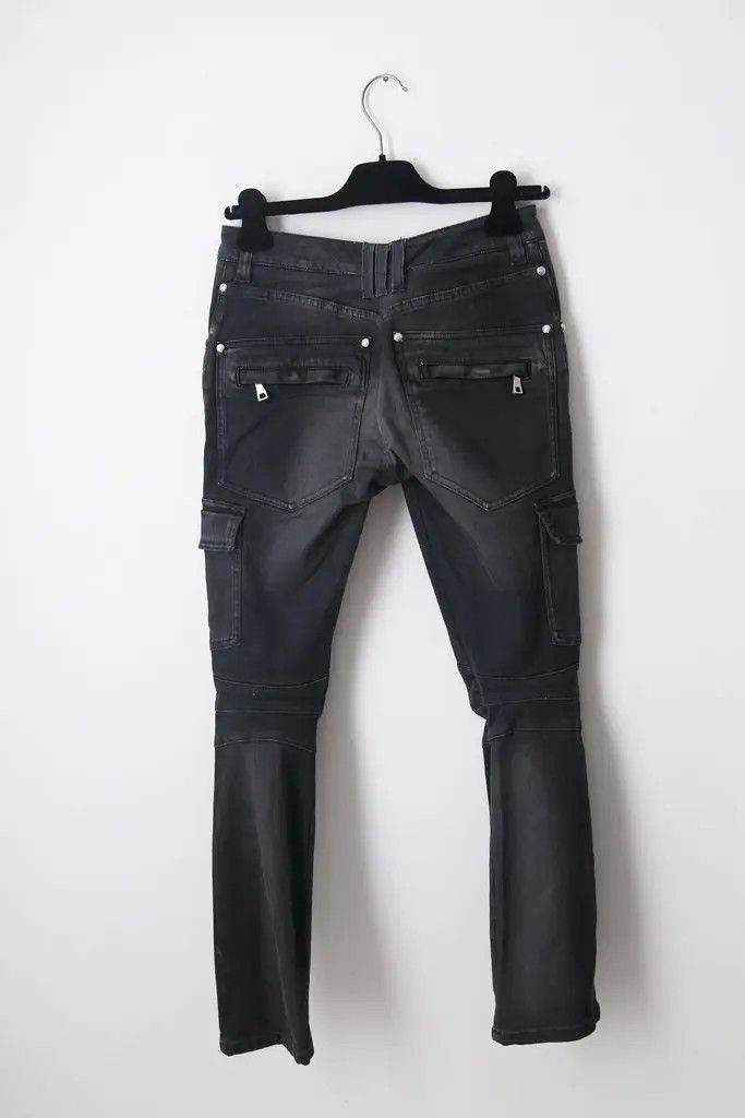Balmain Balmain cargo biker denim jeans Size 25" / US 0 / IT 36 - 3 Thumbnail
