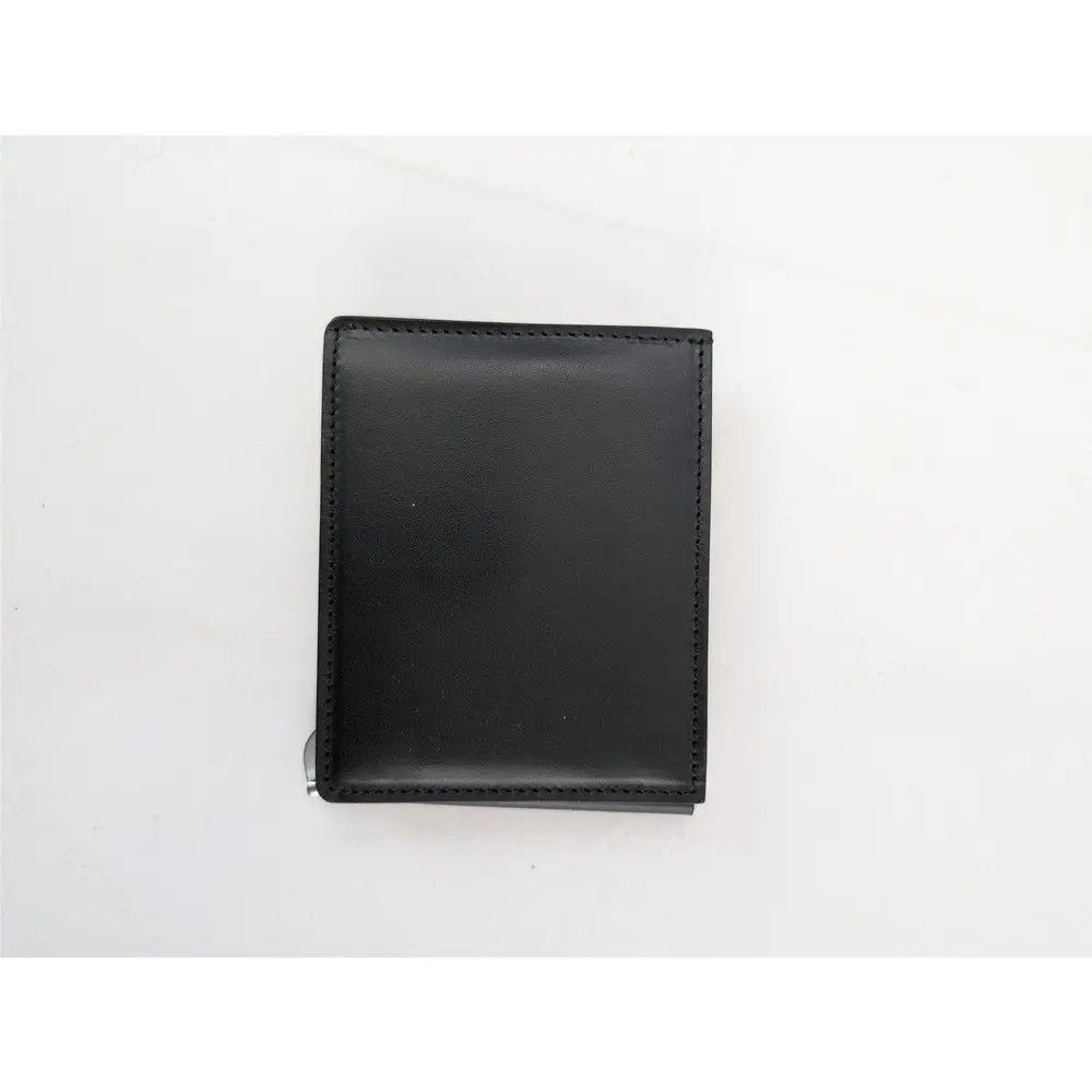 Maison Margiela o1rshd1 Q:2 / Size: OS / Four-Stitch Zipped Wallet in Black Size ONE SIZE - 3 Thumbnail