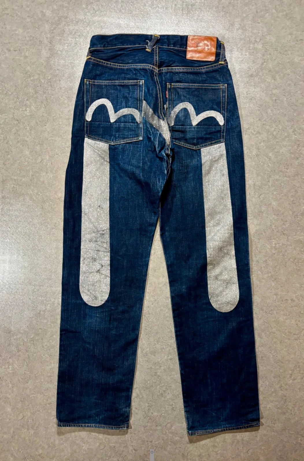Japanese Brand Evisu Japan baggy daicock jeans Size US 35 - 2 Thumbnail