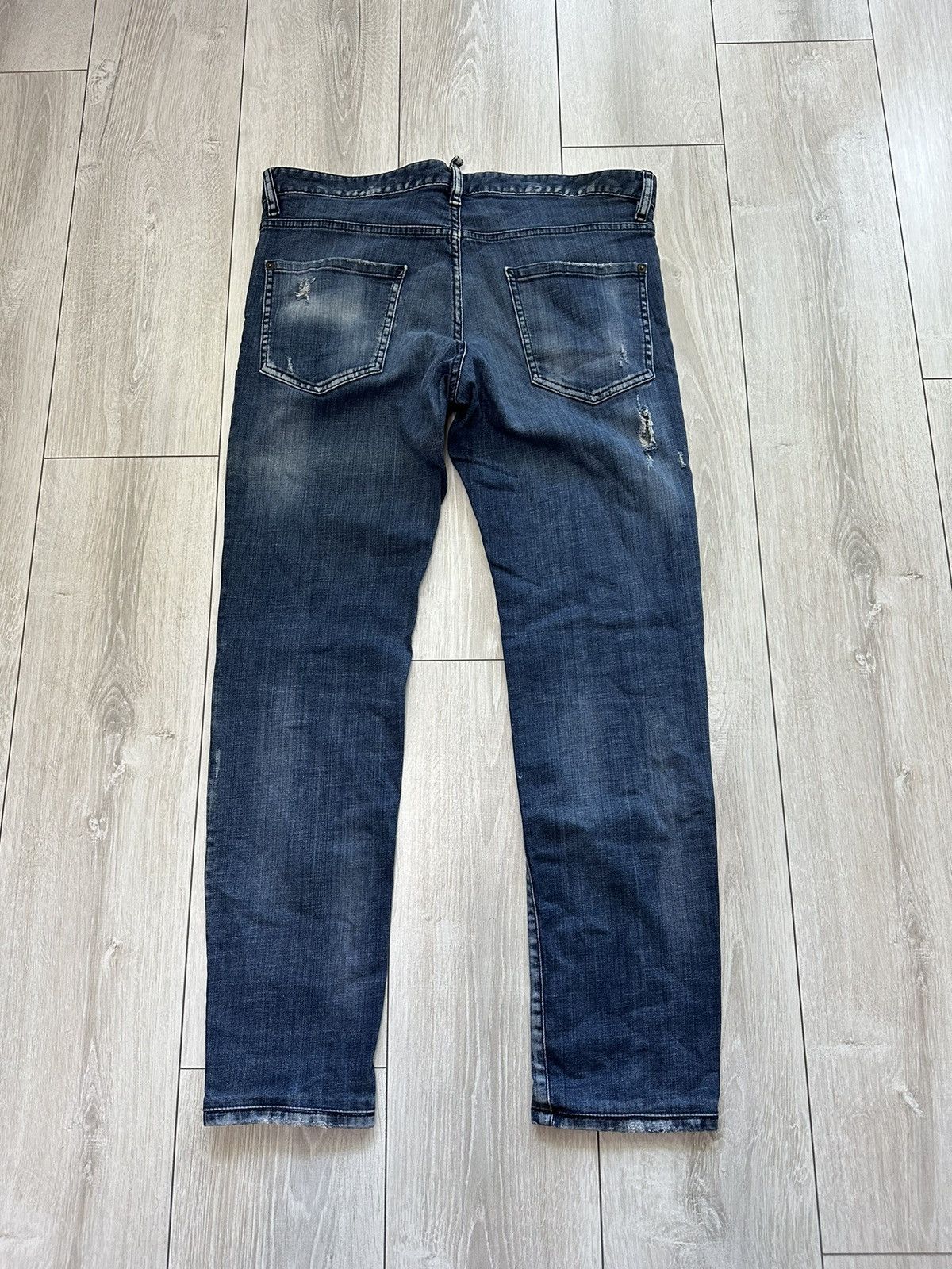 Dsquared2 Dsquared2 Distressed Vintage Denim Jeans Pants (A032) Size US 34 / EU 50 - 15 Thumbnail