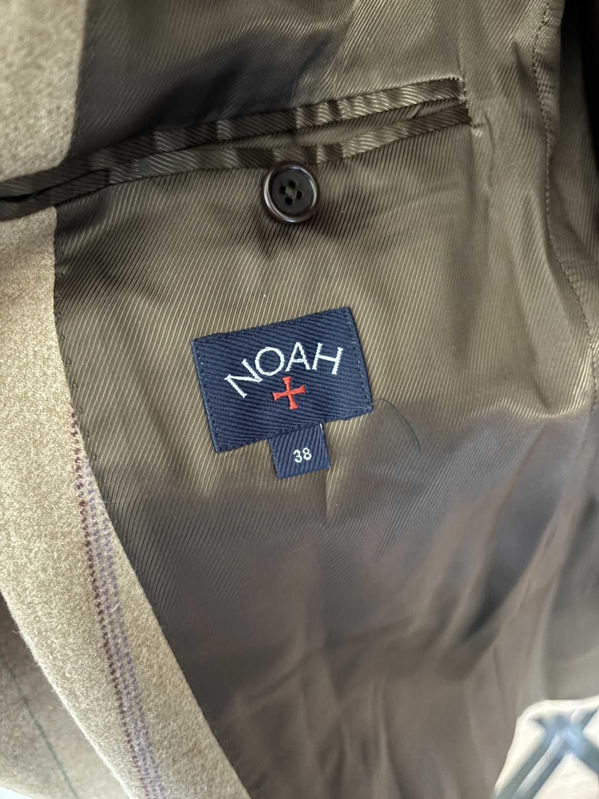Noah Noah double breasted, striped cashmere blazer Size 38R - 5 Thumbnail