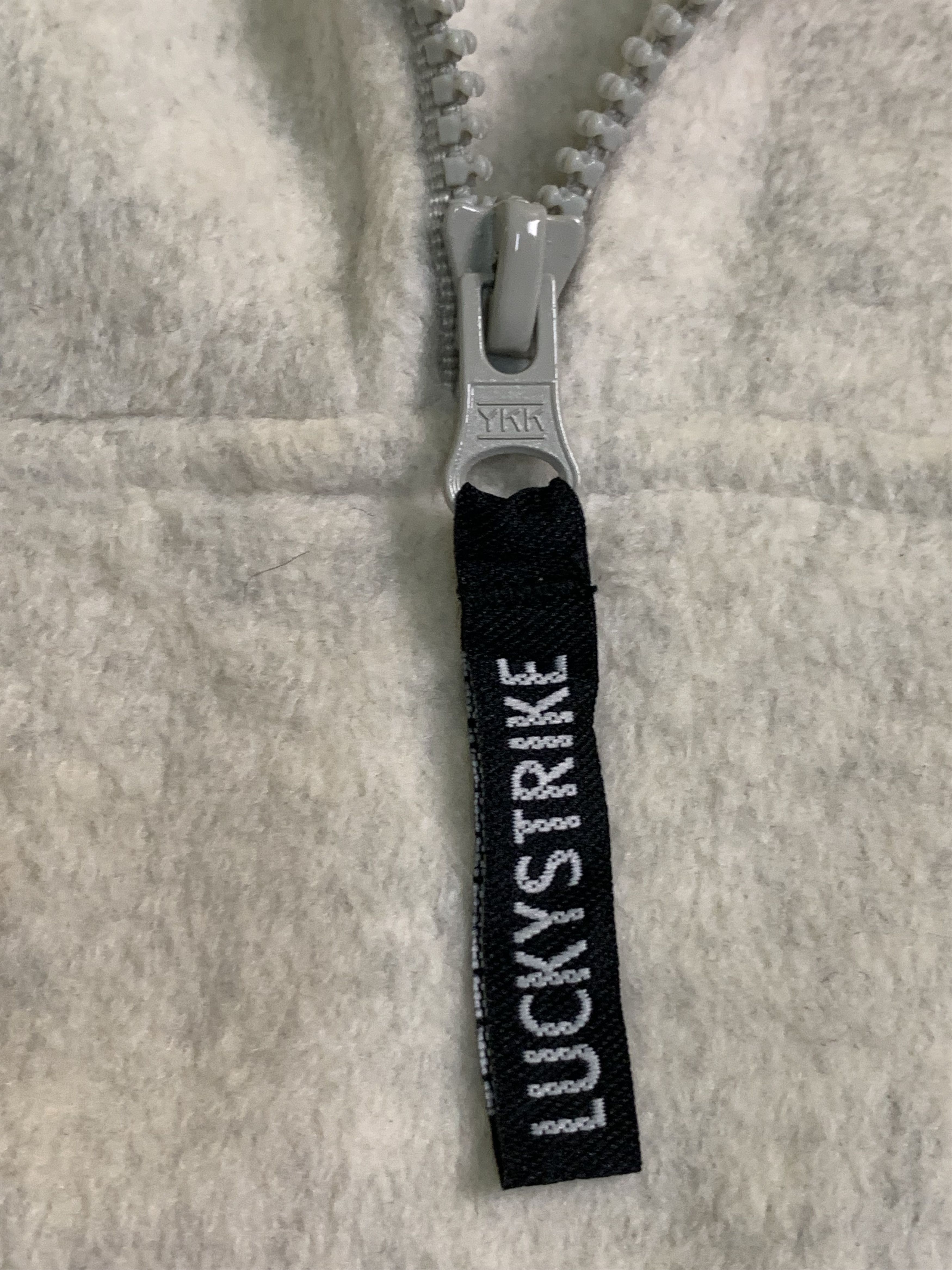 Japanese Brand × Vintage Rare Design Vintage Lucky Strike Half Zipper Fleece Sweater Size US M / EU 48-50 / 2 - 6 Thumbnail