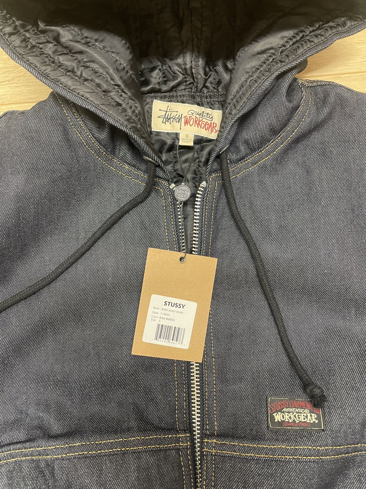 Stussy STUSSY INSULATED WORK JACKET DENIM Size US S / EU 44-46 / 1 - 2 Thumbnail