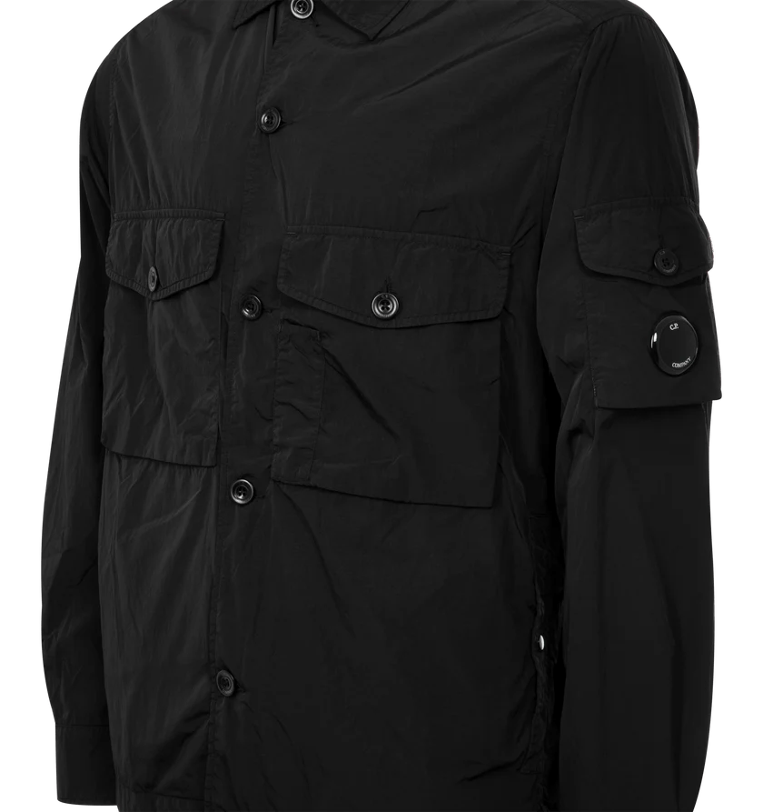C.P. Company o1h1sh11225 Chrome - R Overshirt in Black Size US XL / EU 56 / 4 - 3 Thumbnail