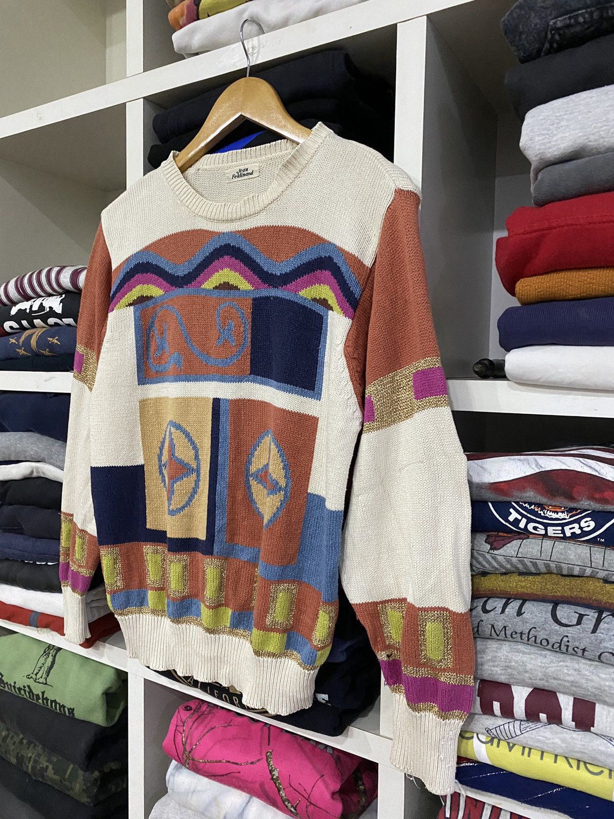 Japanese Brand × Vintage Vintage Jean Feldinand Knitwear Size US S / EU 44-46 / 1 - 3 Thumbnail