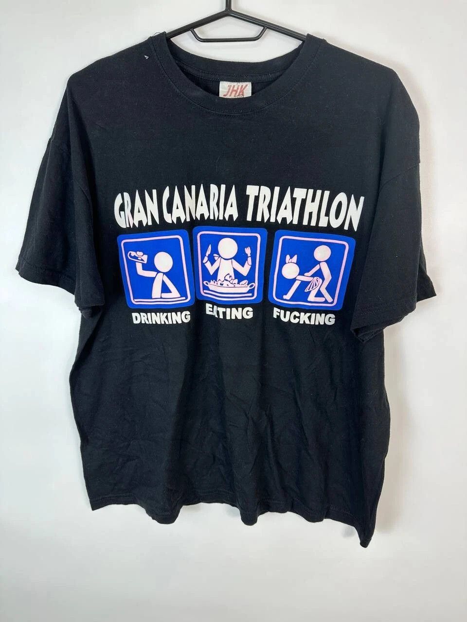 Other Vintage gran Canaria triathlon drinking eating sex Size XL Size US XL / EU 56 / 4 - 1 Thumbnail