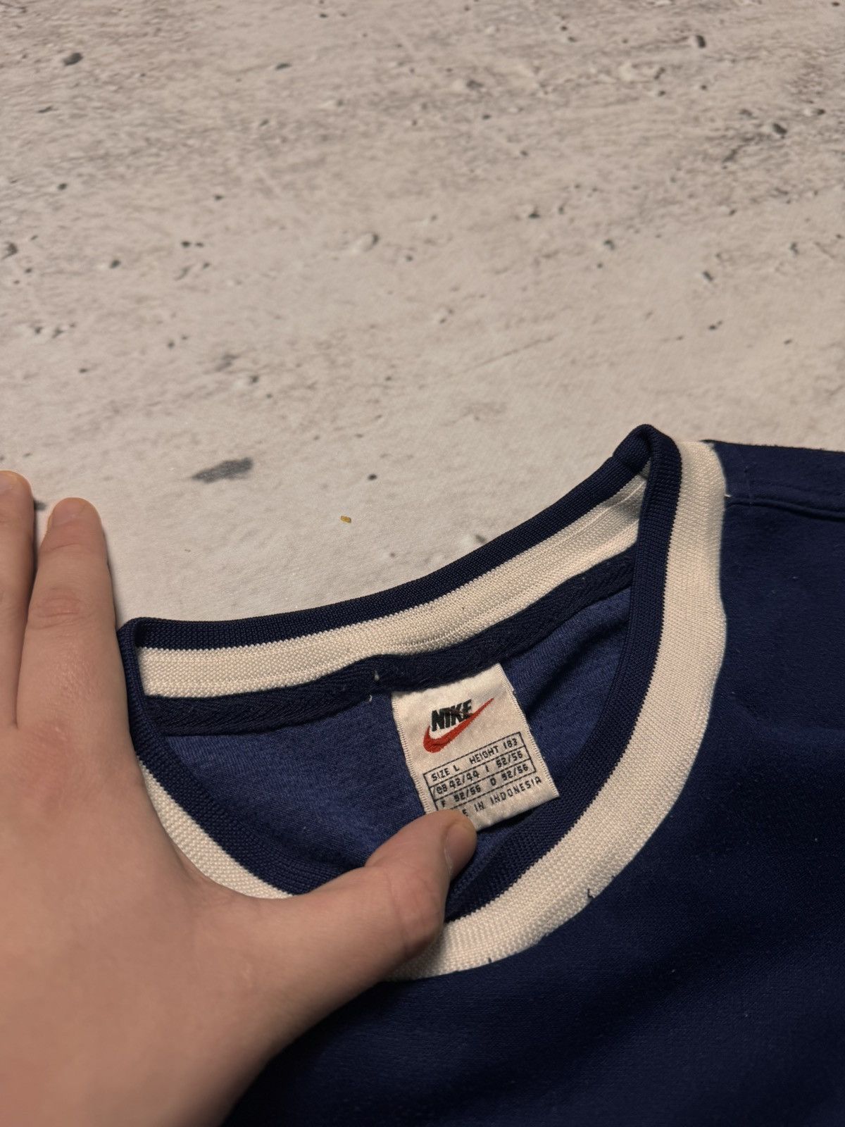 Nike × Vintage NIKE VINTAGE CENTER LOGO OVERSIZE BOXY SWEATSHIRT Size US L / EU 52-54 / 3 - 4 Thumbnail
