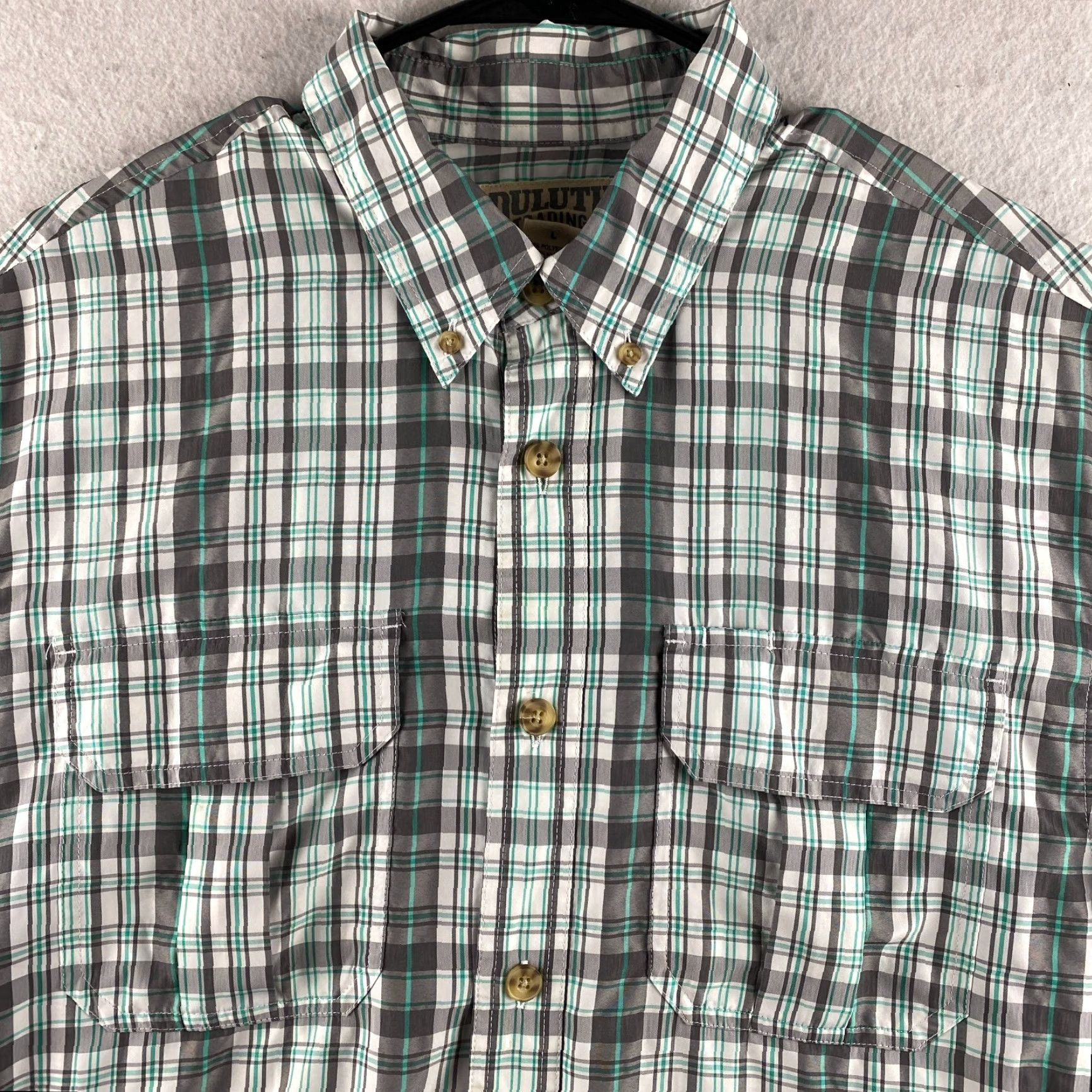 Vintage Duluth Button-Up Shirt Mens L Plaid Green Long Sleeve Casual Shirt Mens L Green Duluth Button-Up Shirt Size US L / EU 52-54 / 3 - 4 Thumbnail