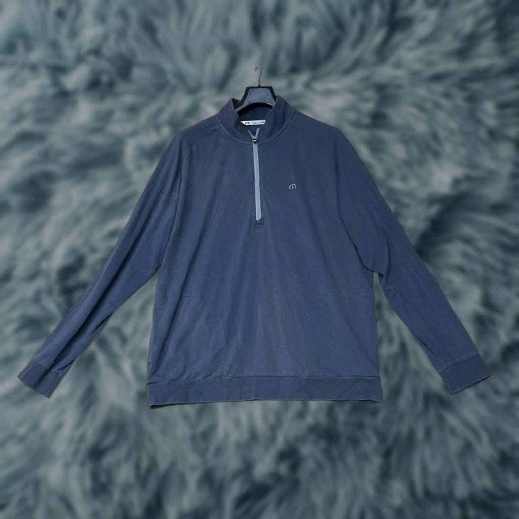 TravisMathew Travis Mathew Sweatshirt 1/2 Zip Up Pullover Gray Mid Layer Athleisure Casual Men XXL Size US XXL / EU 58 / 5 - 1 Thumbnail