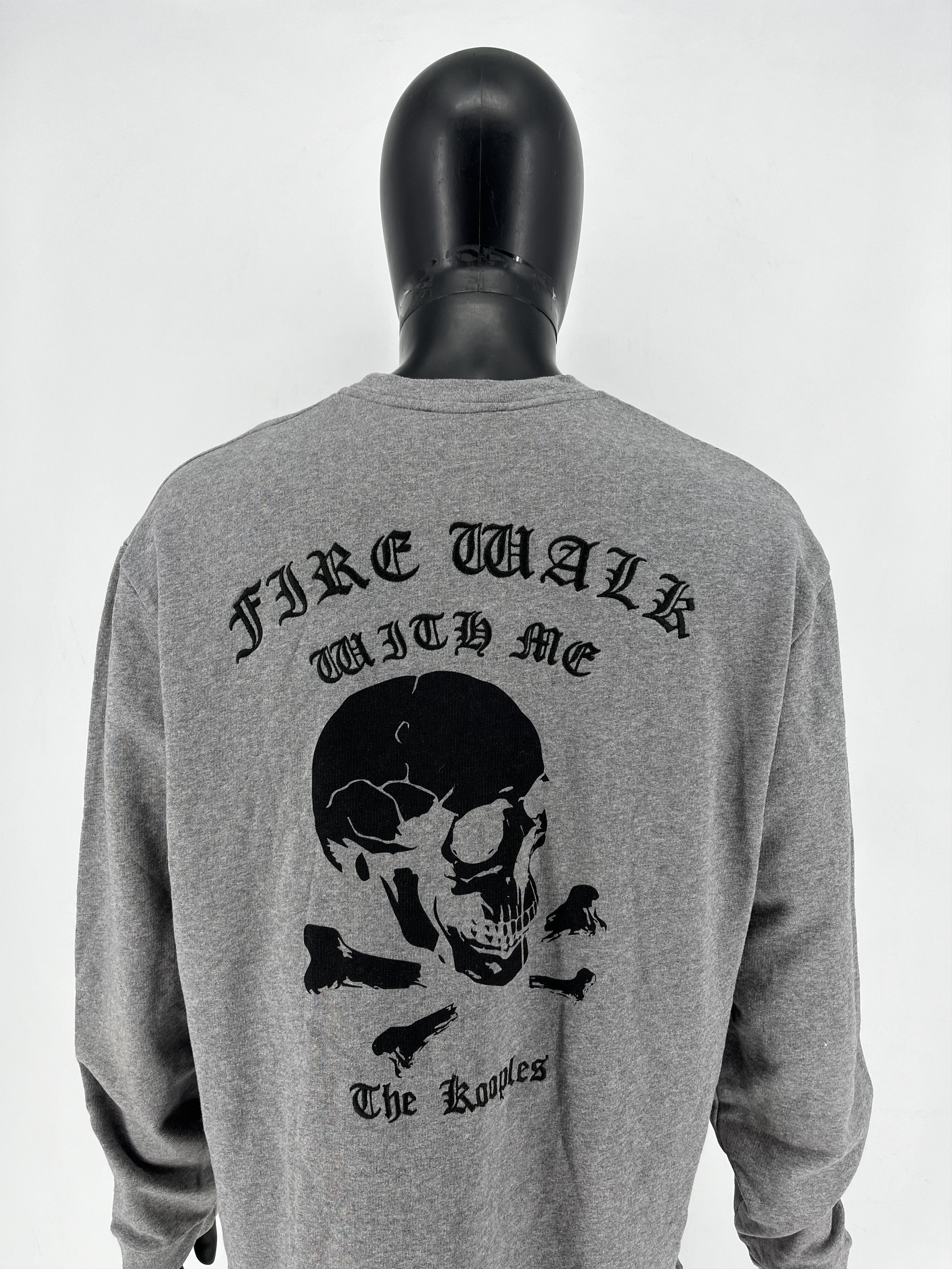 The Kooples Vintage The Kooples Big logo Skeleton y2k sweatshirt Size US L / EU 52-54 / 3 - 8 Thumbnail