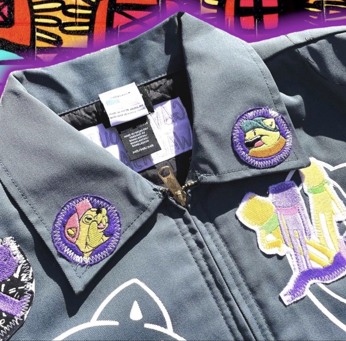 Handmade 🆕 GaViN "GiLF" SouTH GuCCI The CaT🐈 Work Jacket 🧥 Size US M / EU 48-50 / 2 - 3 Thumbnail