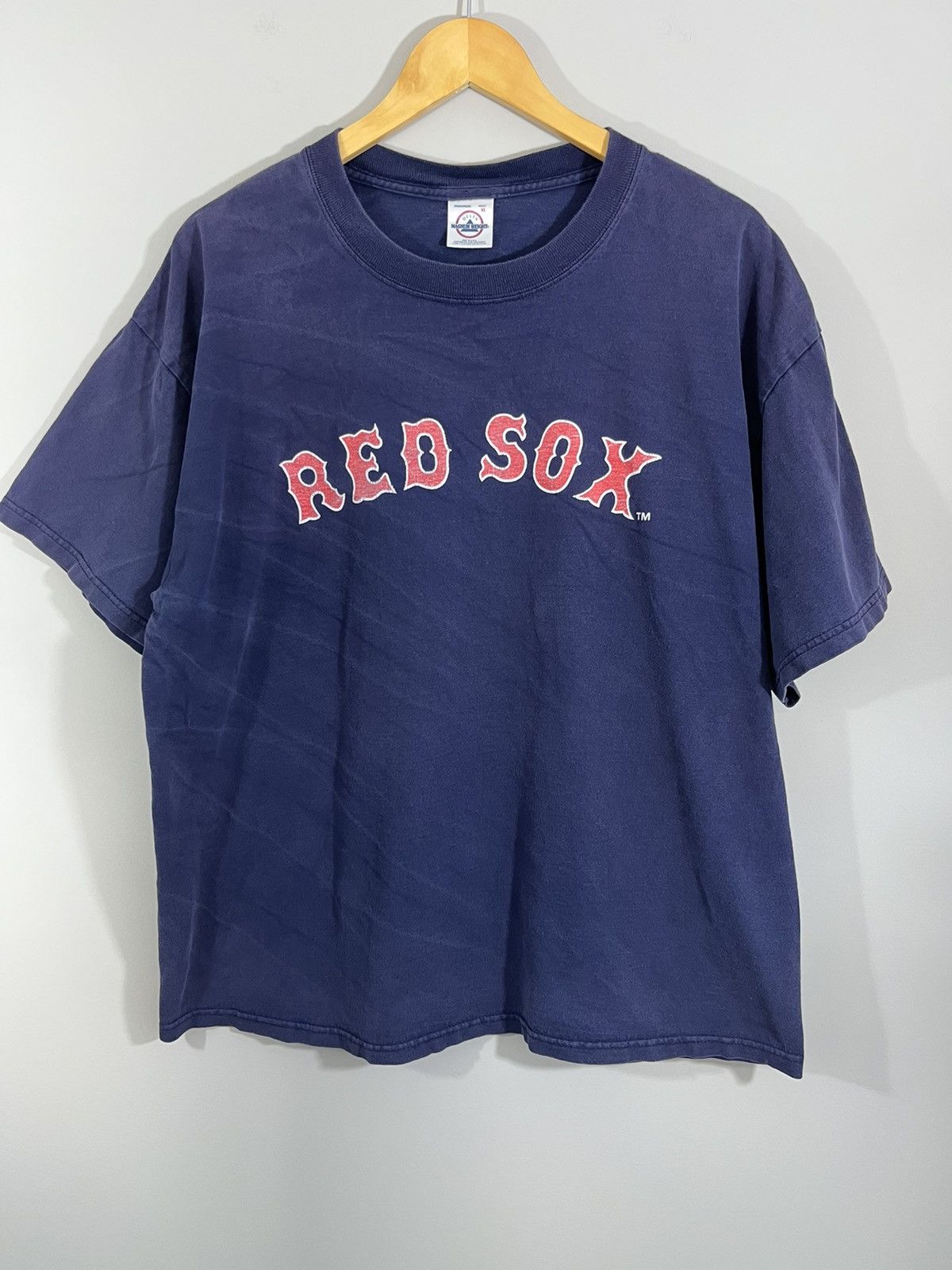 MLB × Vintage Sun Faded Boston Red Sox MLB Baseball Oversize Tee Size US XL / EU 56 / 4 - 1 Thumbnail