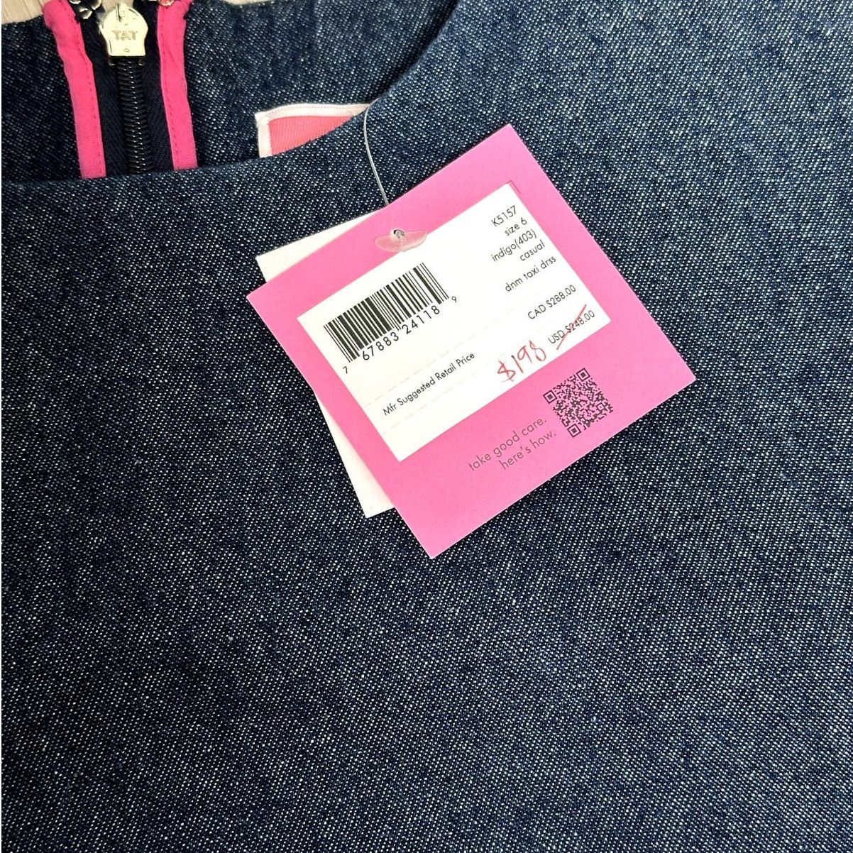 Kate Spade Kate Spade Denim Taxi Casual Dress Indigo Size 6 Size M / US 6-8 / IT 42-44 - 12 Thumbnail