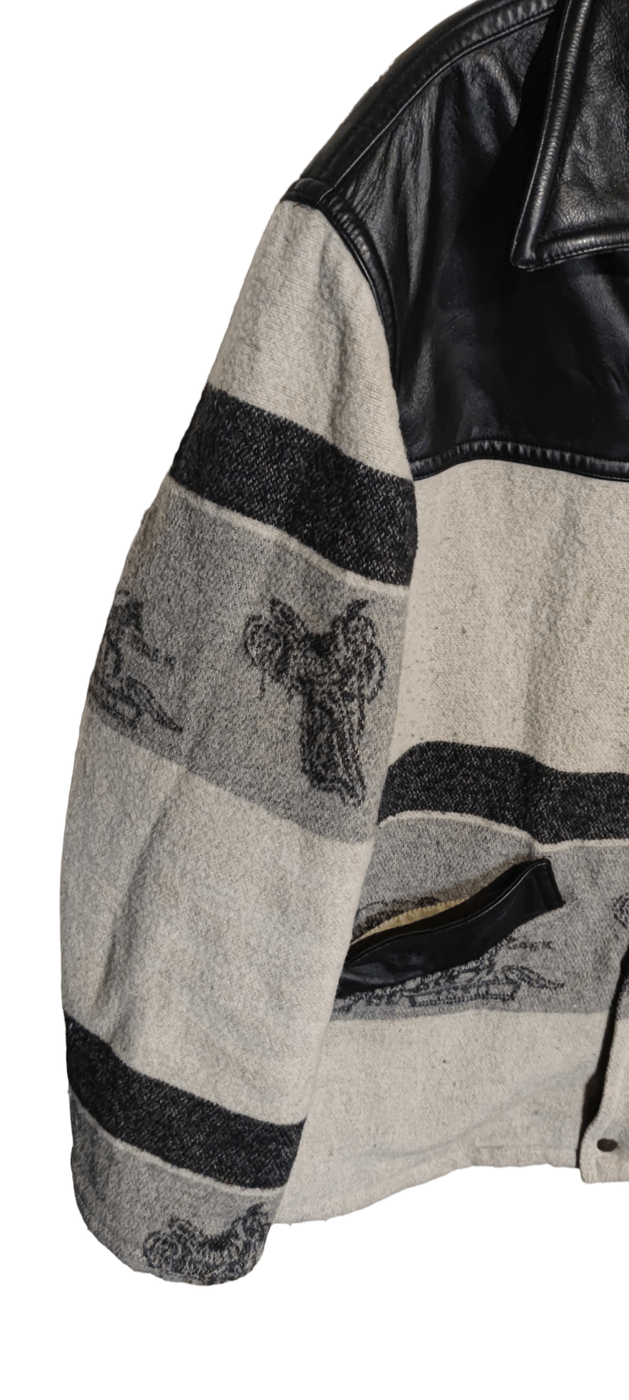 Levi's × Levi's Vintage Clothing Levis Padded Wool Black Grey Vintage 90 Coat Jacket size XL Size US XL / EU 56 / 4 - 5 Thumbnail