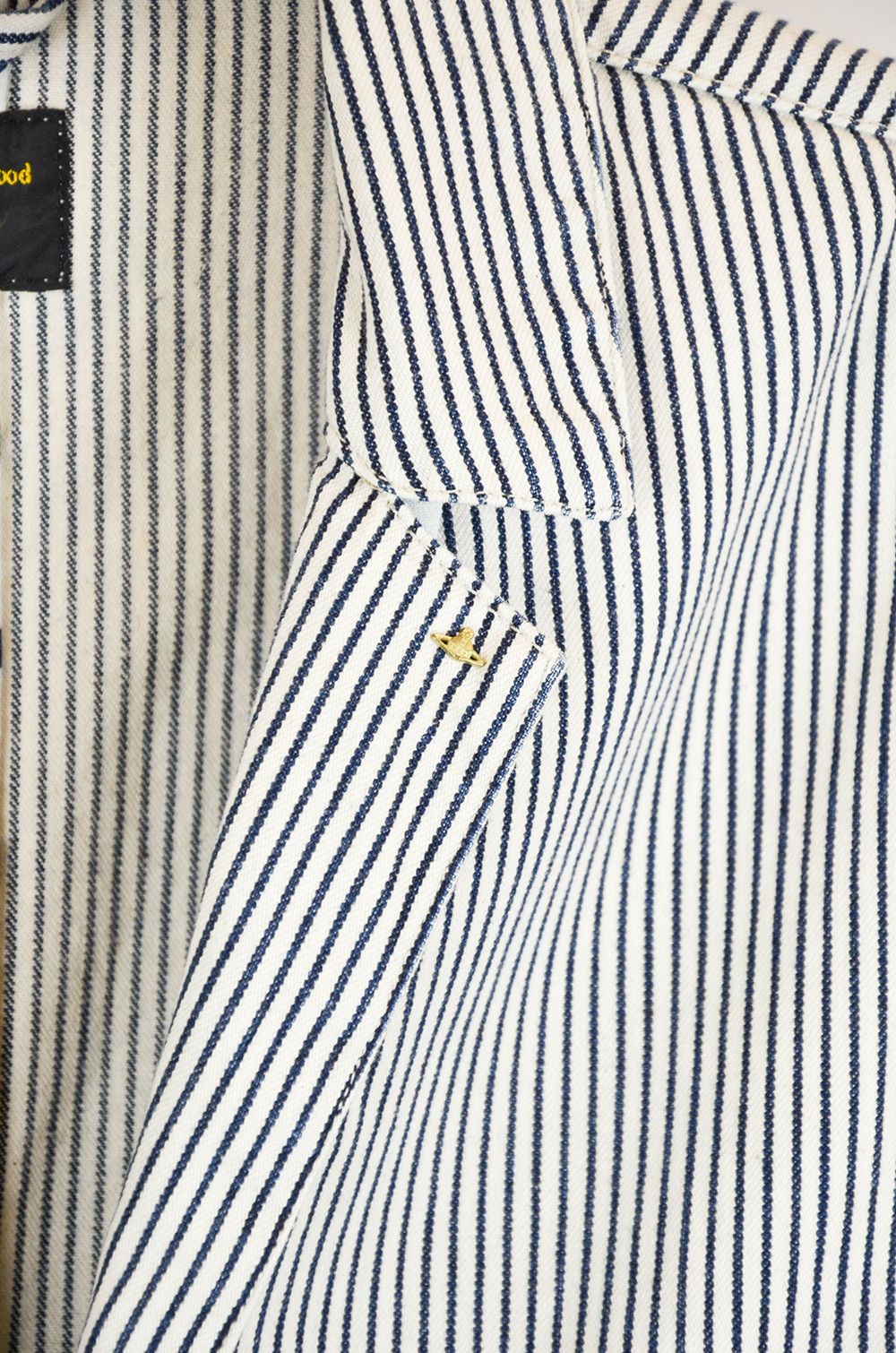 Lee × Vintage Vivienne Westwood x Lee Workman Blazer Striped Jacket - S Size US S / EU 44-46 / 1 - 10 Thumbnail