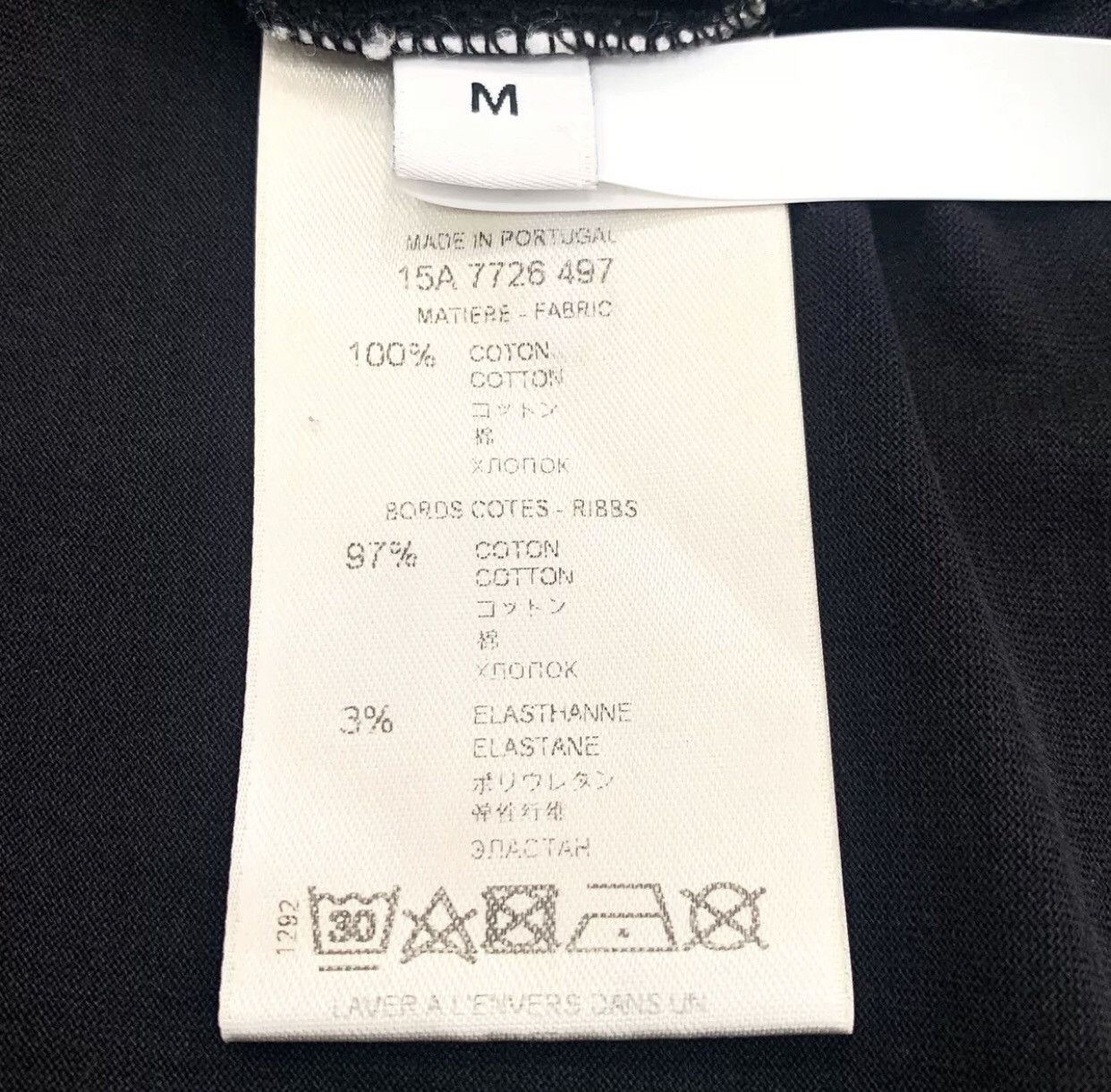 Givenchy Givenchy black logo deer print cotton short sleeved T-shirt Size US M / EU 48-50 / 2 - 8 Thumbnail