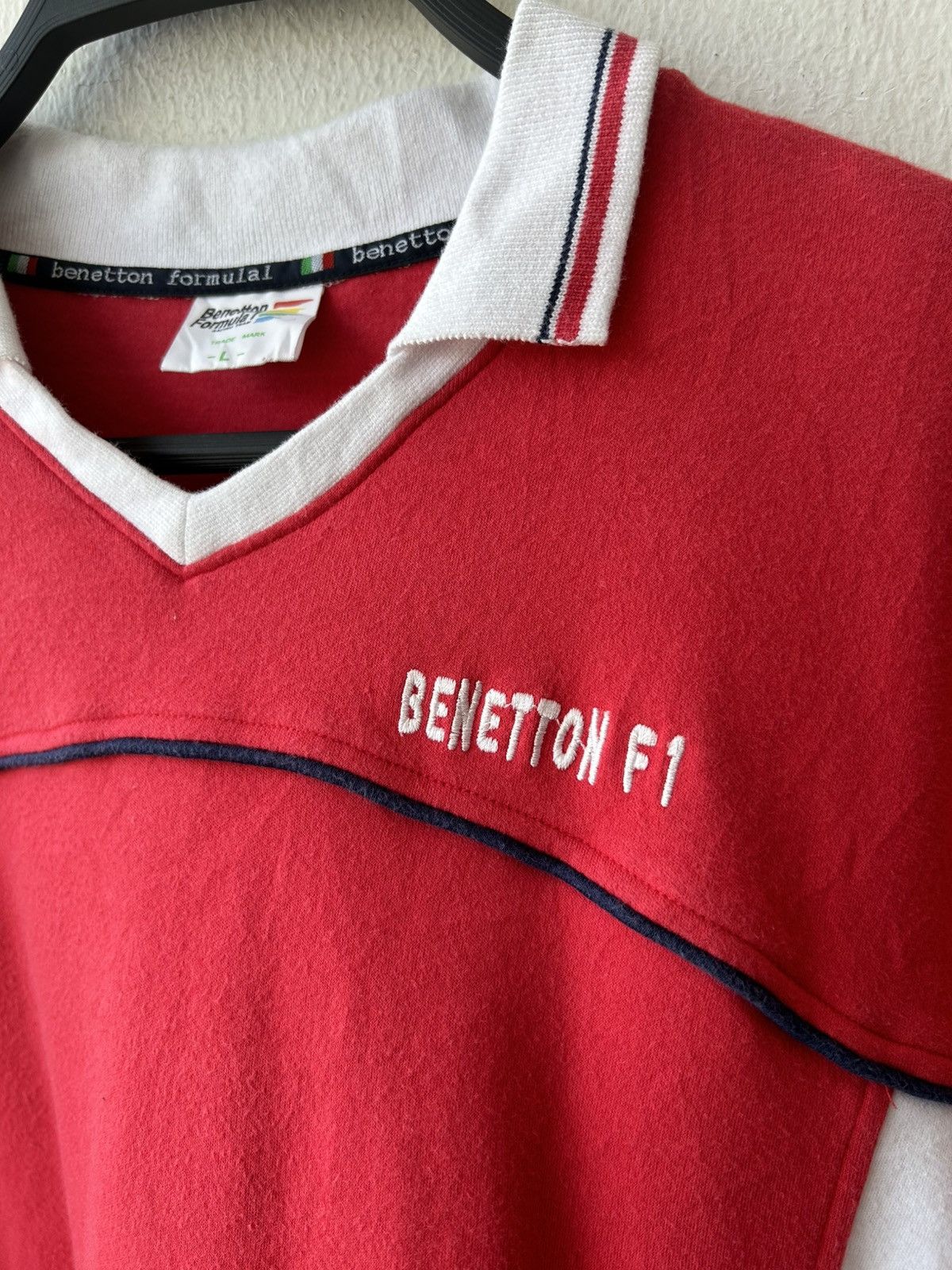 Benetton Benetton Formula 1 Collar Shirt Size L / US 10 / IT 46 - 8 Thumbnail