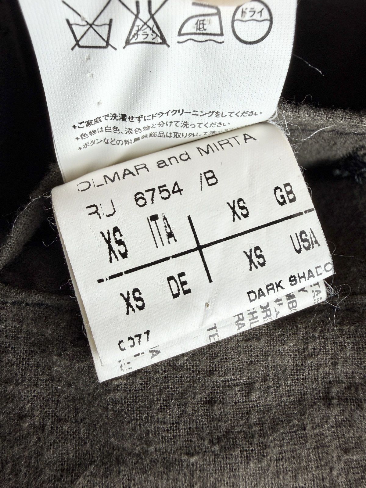 Rick Owens FW05 Rick Owens Moog Melton Wool Pointed Collar Jacket Olmar Size US XS / EU 42 / 0 - 9 Thumbnail