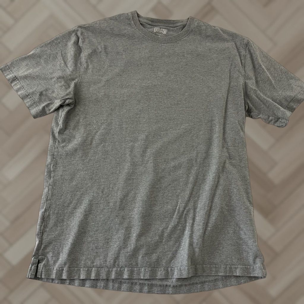 CO Duluth Trading Co Longtail T Short Sleeve T Shirt Men's L Solid Gray 100% Cotton Size US L / EU 52-54 / 3 - 1 Thumbnail