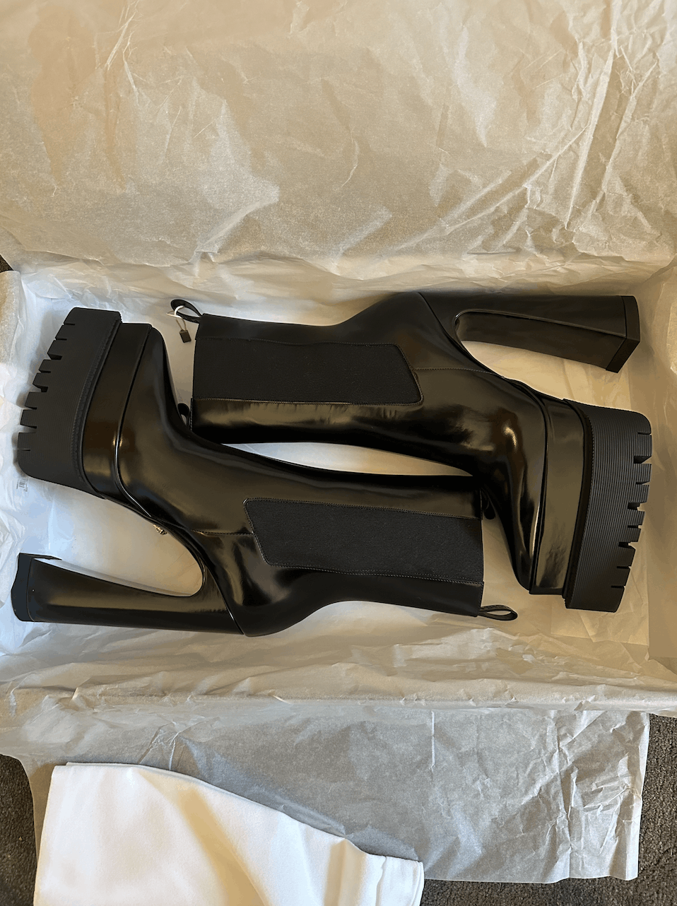 Versace Aevitas Platform Boots Size US 7.5 / IT 37.5 - 1 Thumbnail