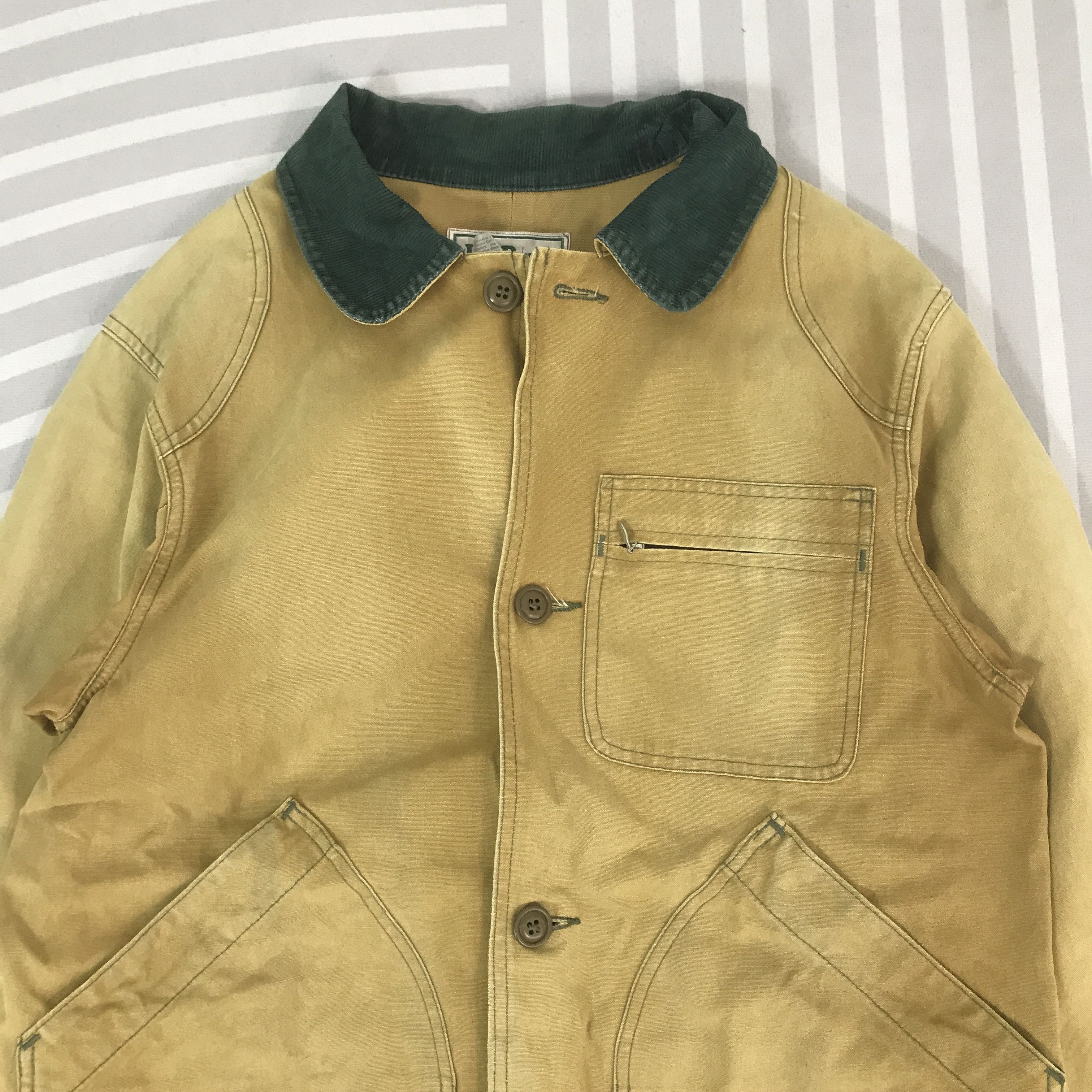 L.L. Bean Vintage LL Bean Freeport,Maine Chore Faded Jacket Size US M / EU 48-50 / 2 - 2 Thumbnail