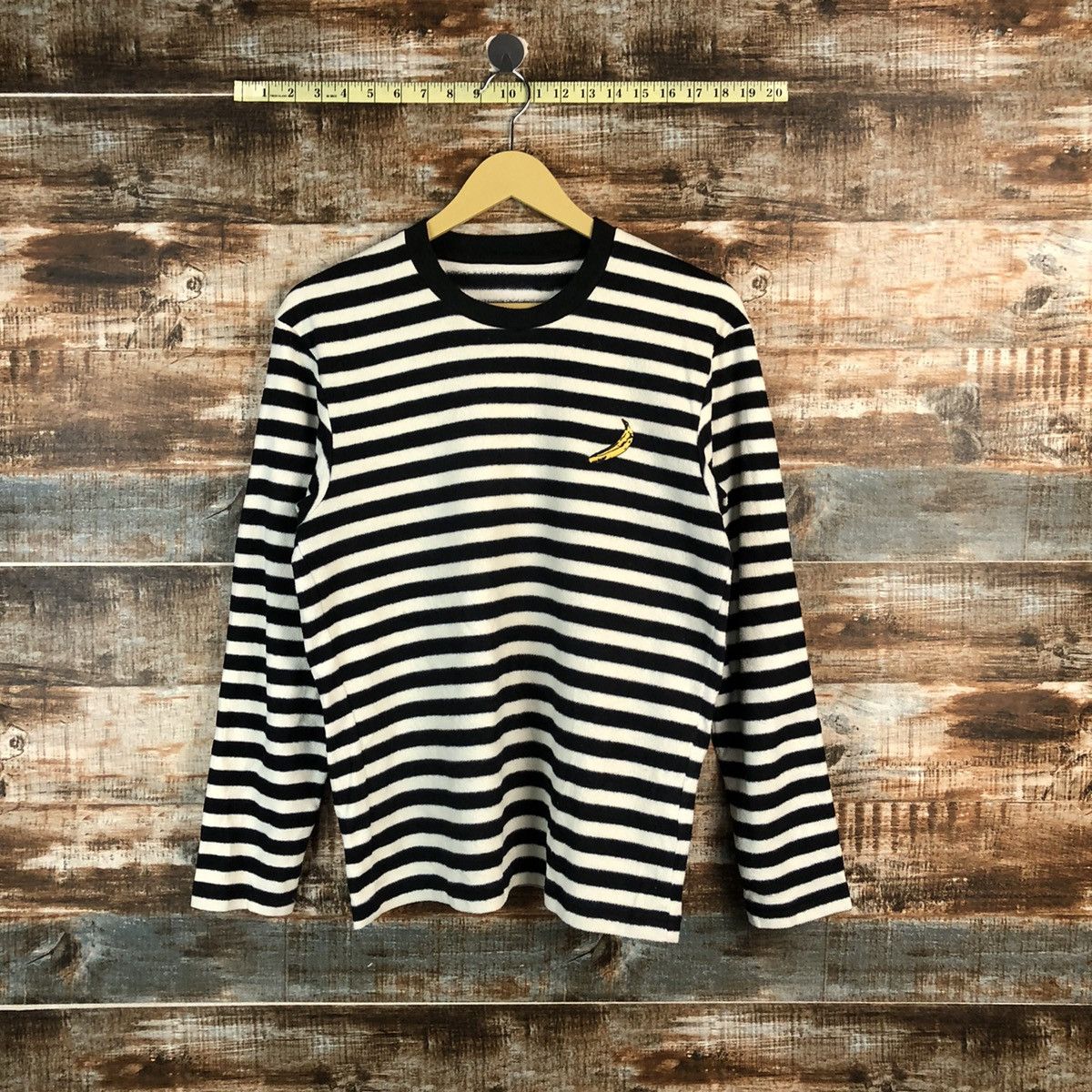 Andy Warhol Uniqlo X Andy Warhol Stripe White Sweater #A2288 Size US S / EU 44-46 / 1 - 1 Thumbnail