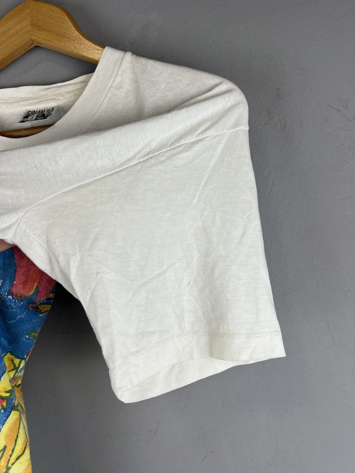 Vintage Vintage 80s Cream Tea London Art Single Stitch Columbus Size US L / EU 52-54 / 3 - 6 Thumbnail