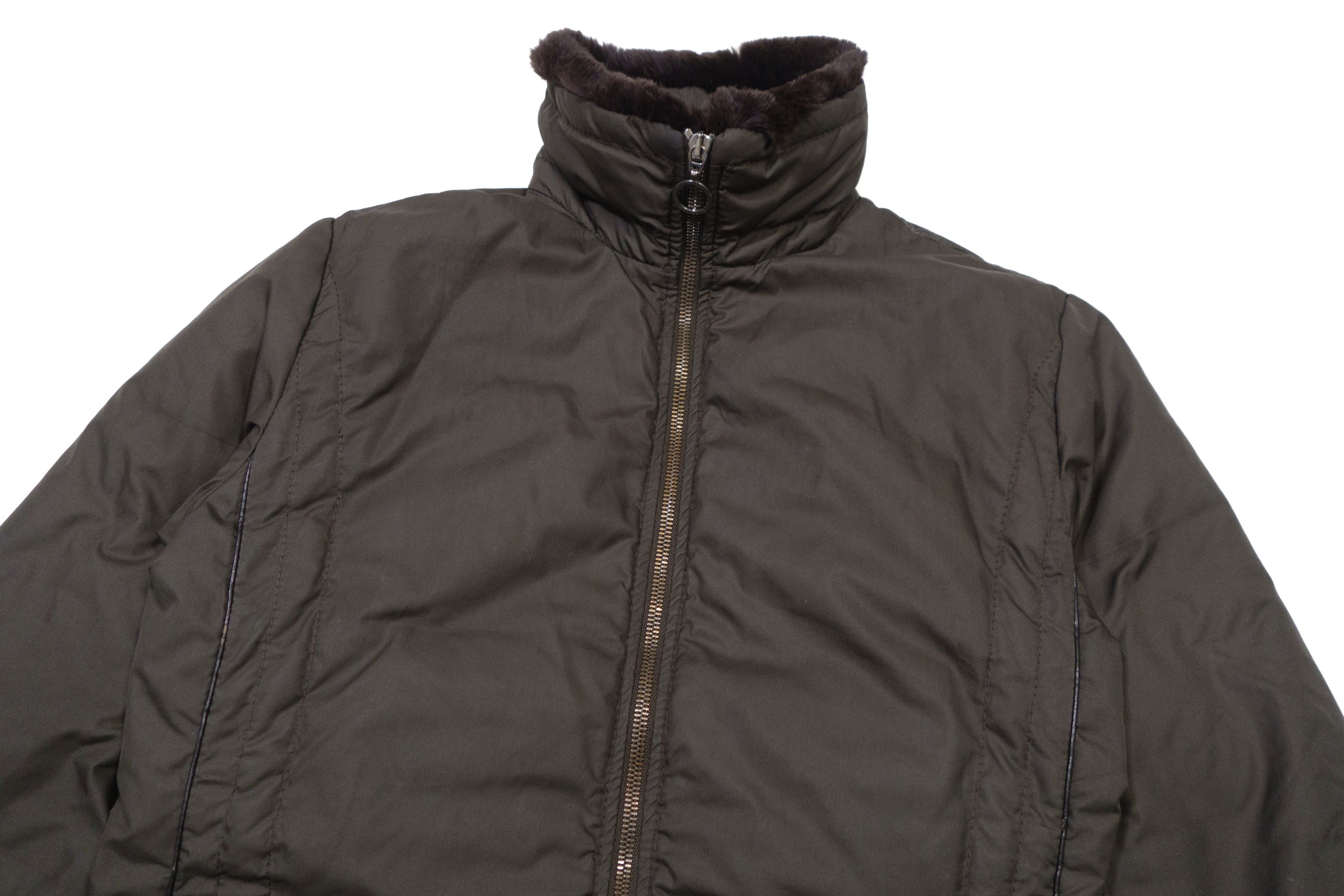 Moncler 00s Long Down Coat High Fur Collar Vintage Size M / US 6-8 / IT 42-44 - 3 Thumbnail