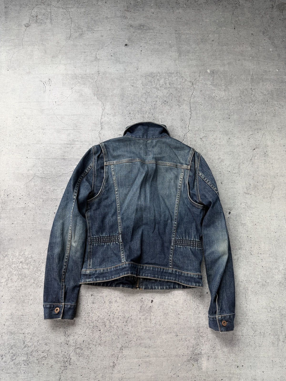 Gap Gap Denim Jacket Large Blue Classic 90s Trucker Western Size US 33 - 6 Thumbnail