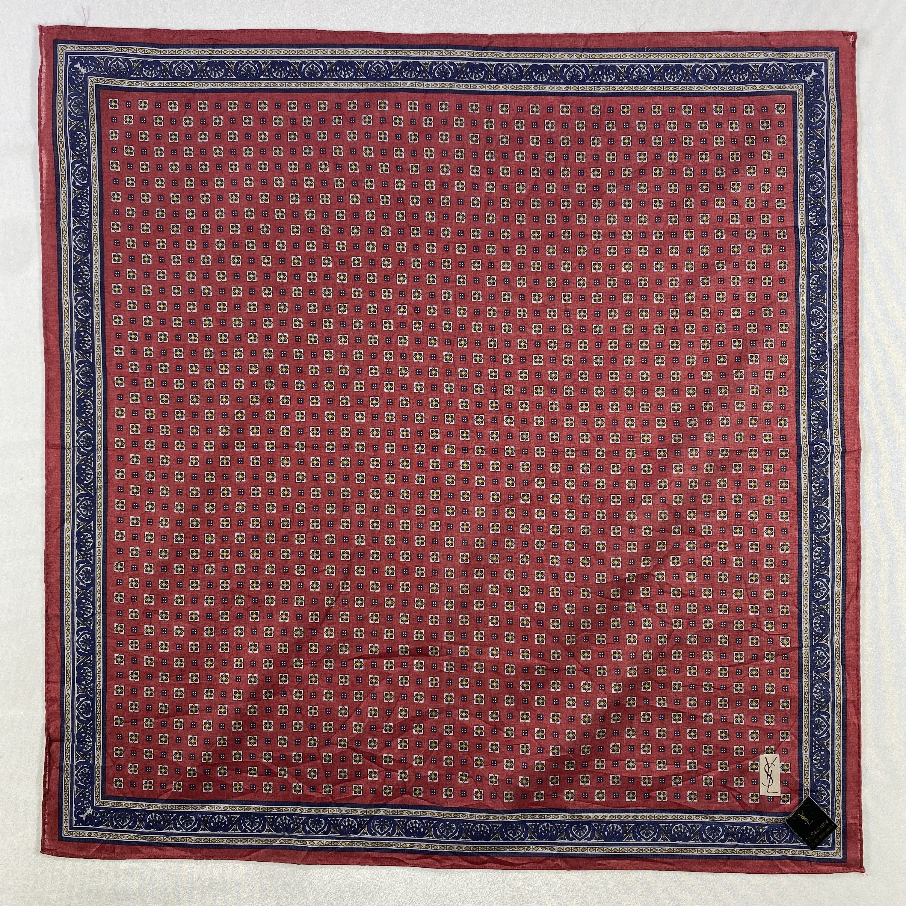 Vintage Yves Saint Laurent Bandana/ Handkerchief / Neckerchief Size ONE SIZE - 1 Thumbnail