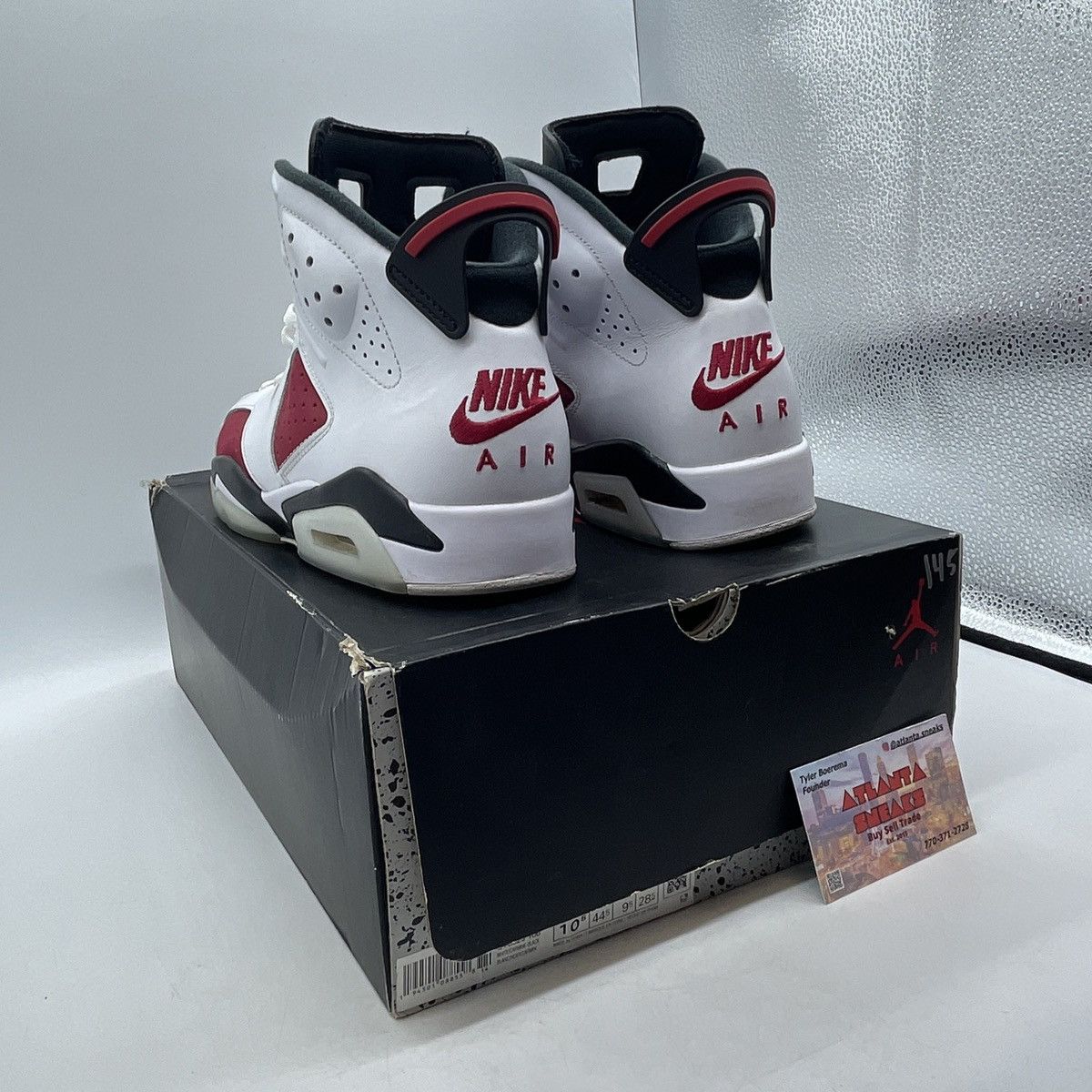 Jordan Brand Air Jordan 6 carmine Size US 10.5 / EU 43-44 - 4 Thumbnail
