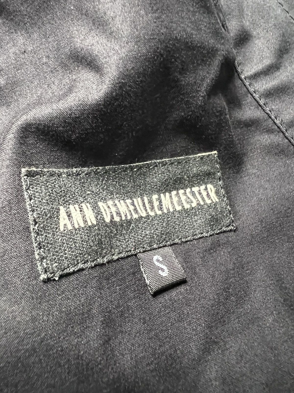 Ann Demeulemeester Ann Demeuelemeester Single Button Elastic Cotton Blazer Size US S / EU 44-46 / 1 - 8 Thumbnail