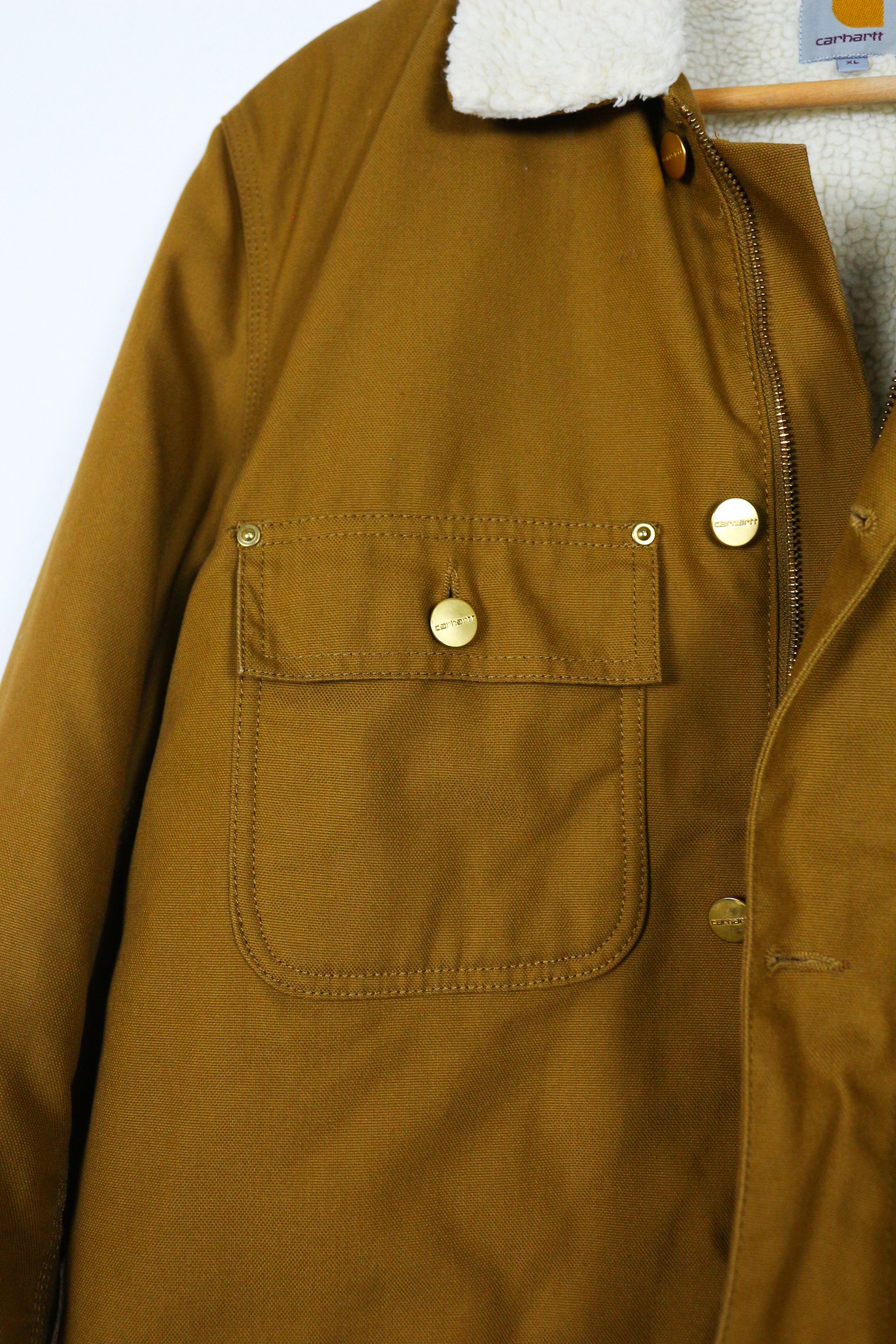 Carhartt Carhartt Logo Beige Duck Phoenix Jacket Coat Size US XL / EU 56 / 4 - 5 Thumbnail