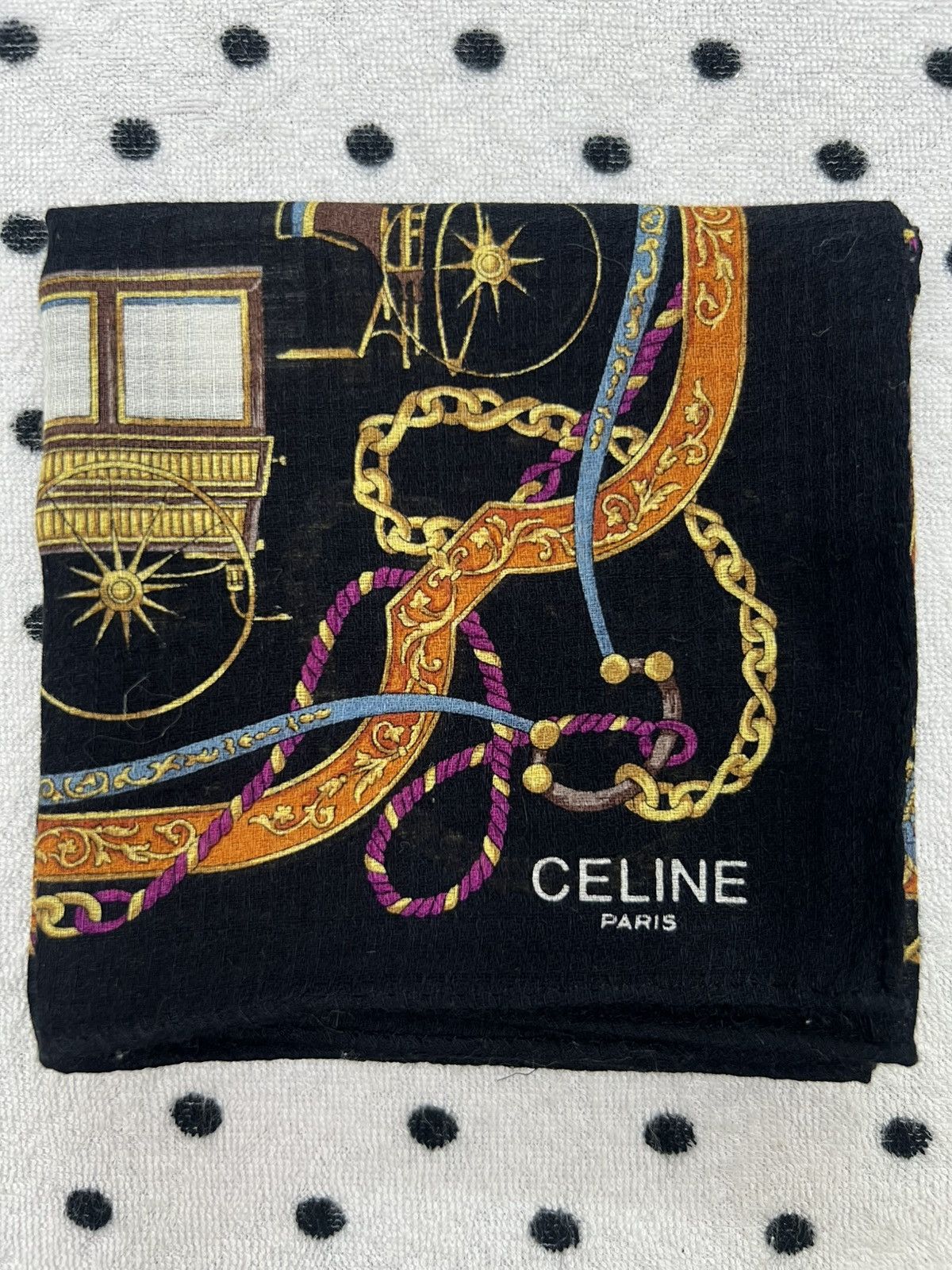 Celine Celine Handkerchief Size ONE SIZE - 5 Thumbnail