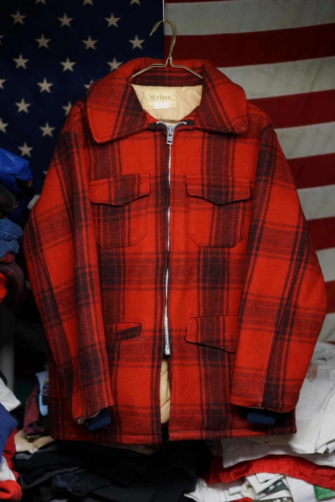 Unknown London Heavyweight Vintage Plaid Zip-Up Jacket Size US L / EU 52-54 / 3 - 1 Thumbnail