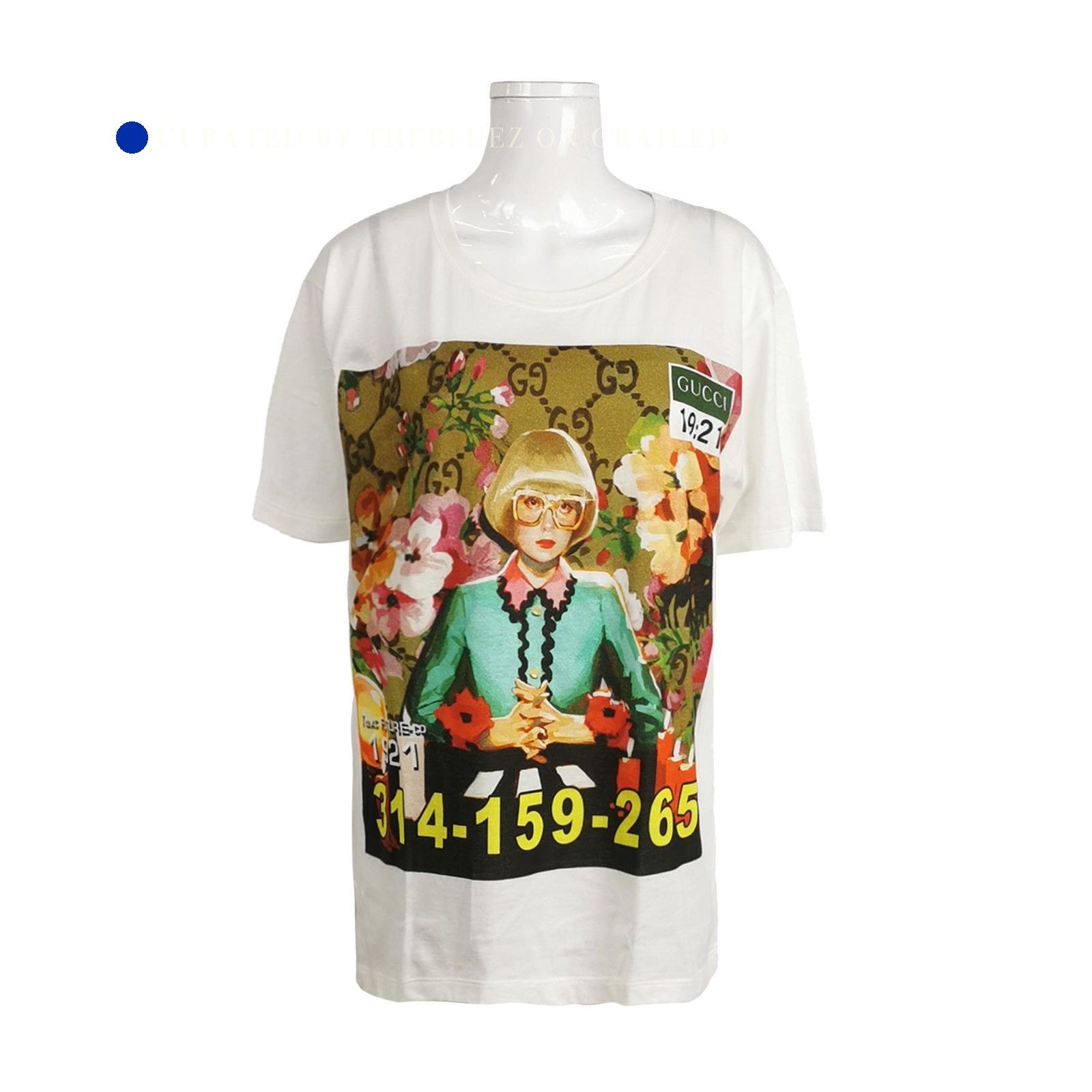 Gucci Graphic Print White T-Shirt in Size S Size US S / EU 44-46 / 1 - 1 Thumbnail