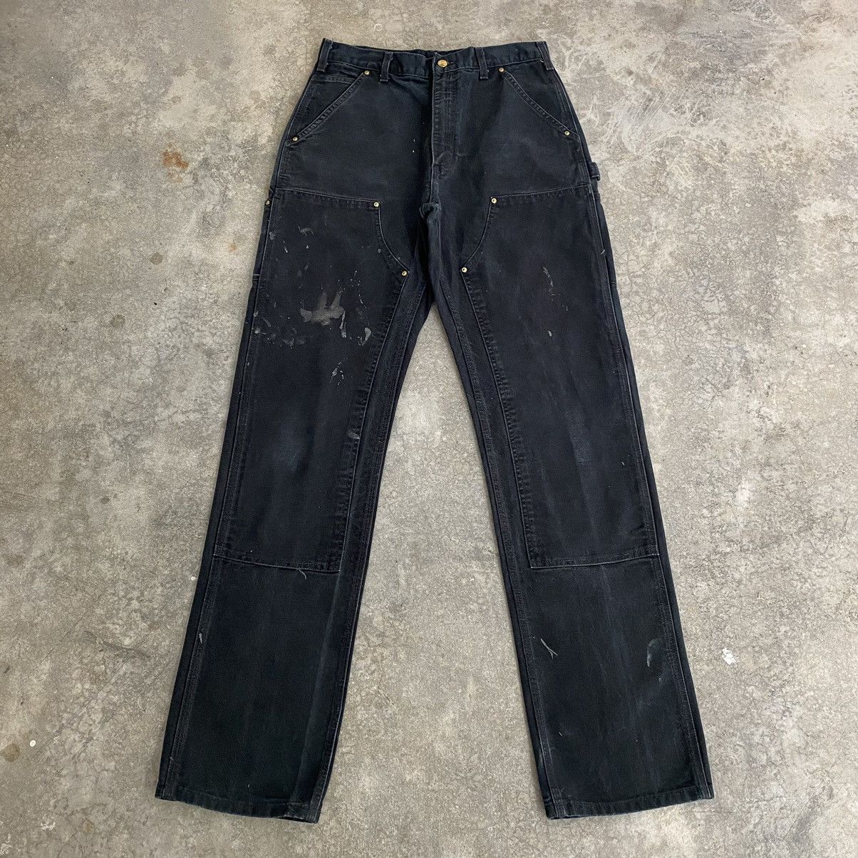 Carhartt Vintage Carhartt Double Knee Splatter Carpenter Work Pants Size US 31 - 1 Thumbnail