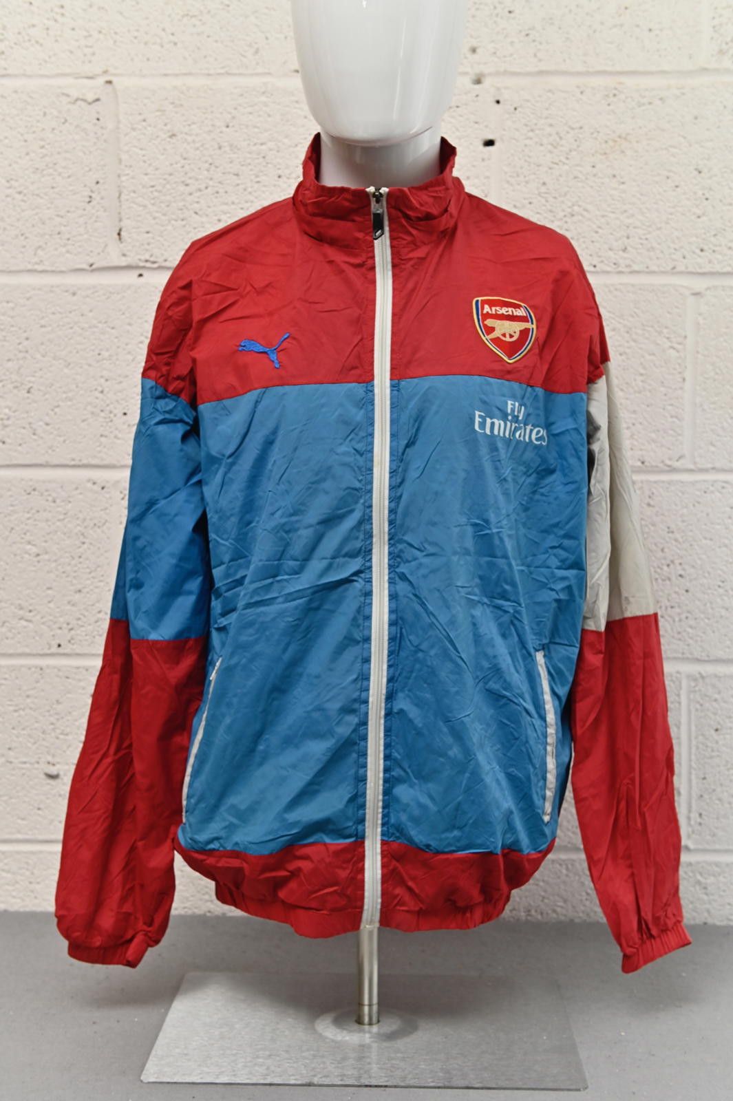 Puma PUMA Arsenal FC Training Jacket Retro Style Mens Size XXL Size US XXL / EU 58 / 5 - 2 Thumbnail